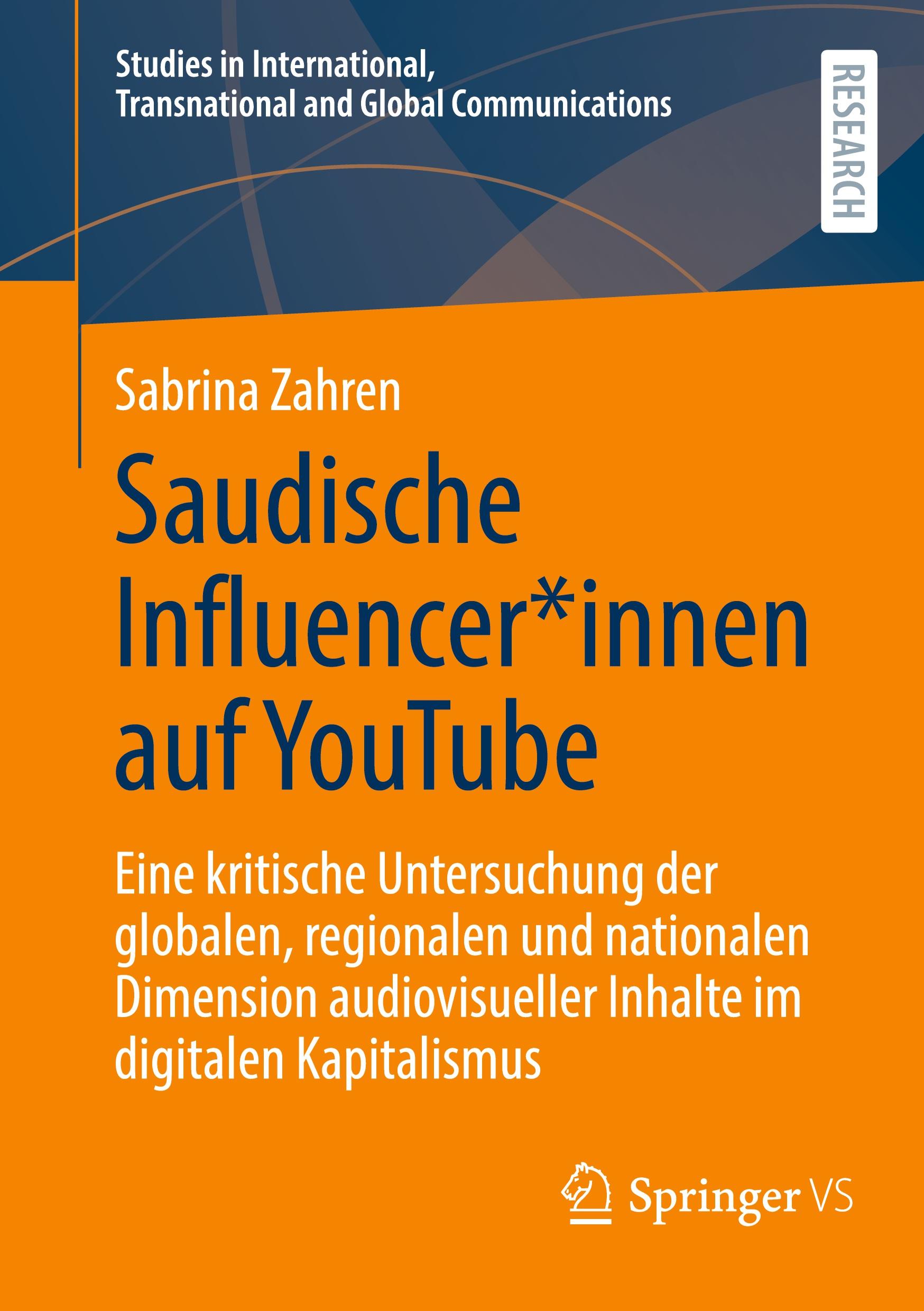 Vorderes Coverbild Saudische Influencer*innen auf YouTube