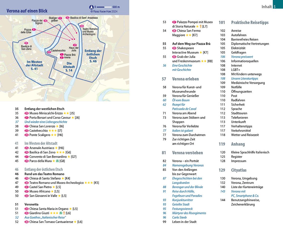 Beispielinhalt (Bild) Reise Know-How CityTrip Verona