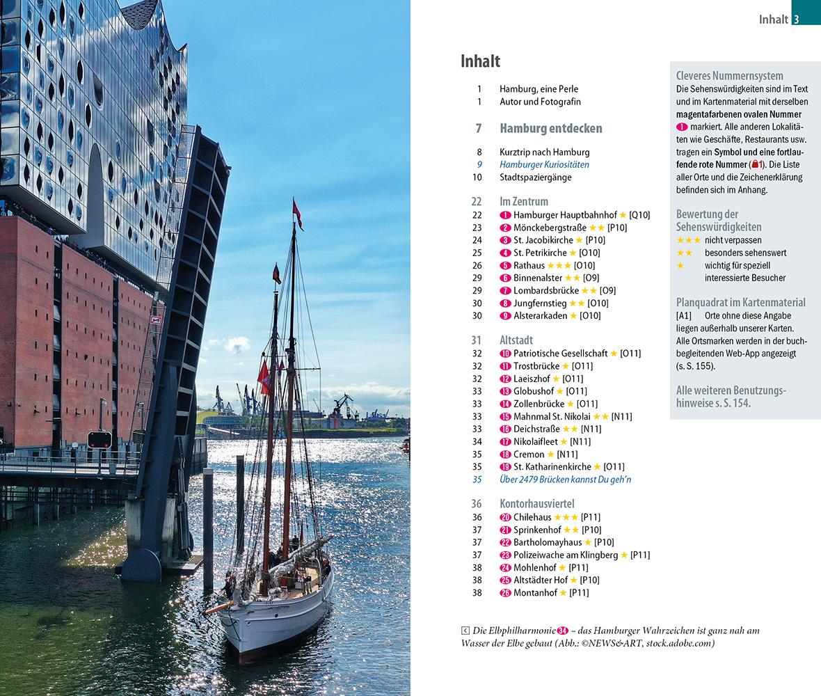Beispielinhalt (Bild) Reise Know-How CityTrip Hamburg