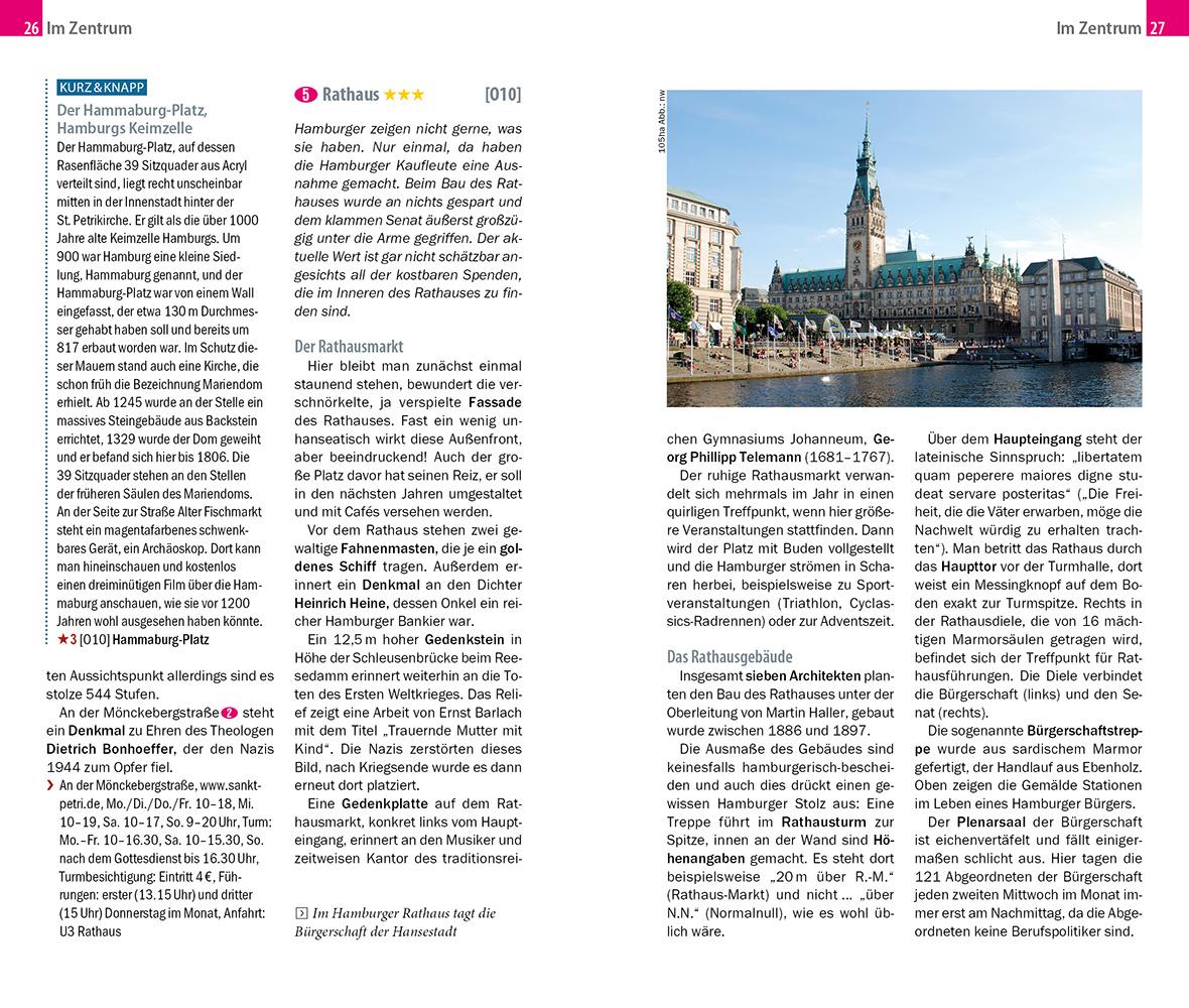 Beispielinhalt (Bild) Reise Know-How CityTrip Hamburg