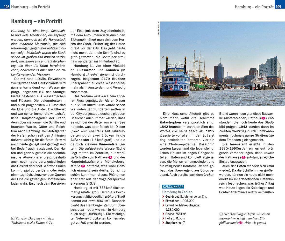 Beispielinhalt (Bild) Reise Know-How CityTrip Hamburg