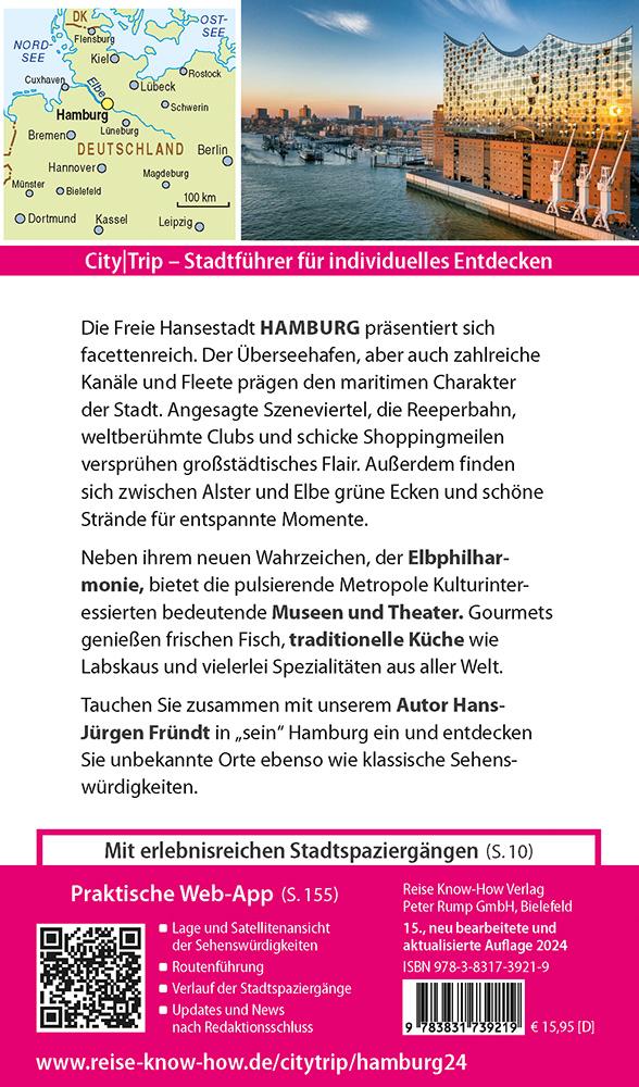 Rückseitencover Reise Know-How CityTrip Hamburg