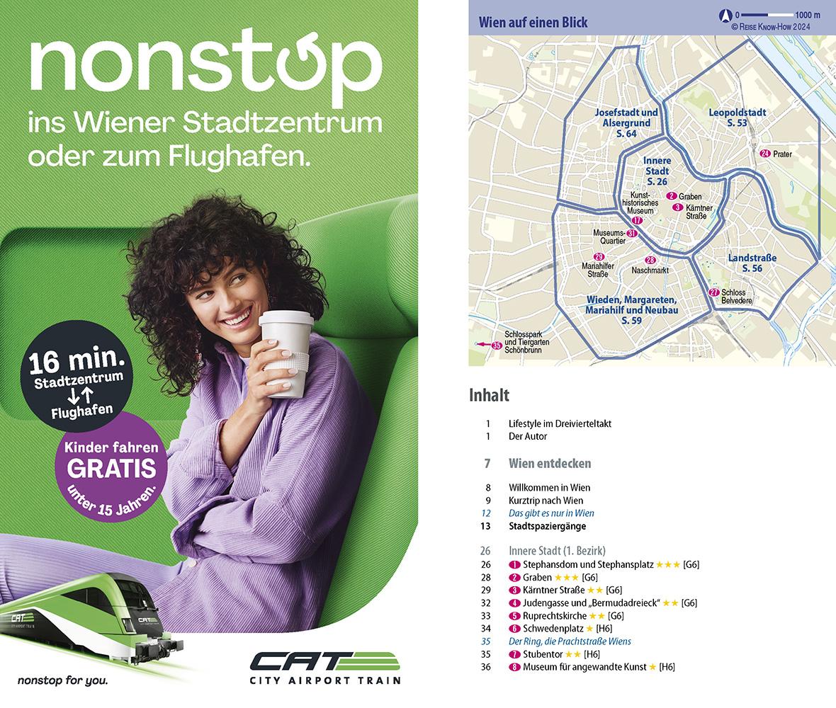 Beispielinhalt (Bild) Reise Know-How CityTrip Wien