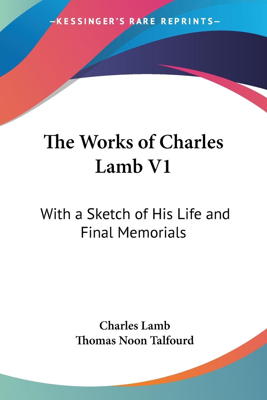 Vorderes Coverbild The Works of Charles Lamb V1