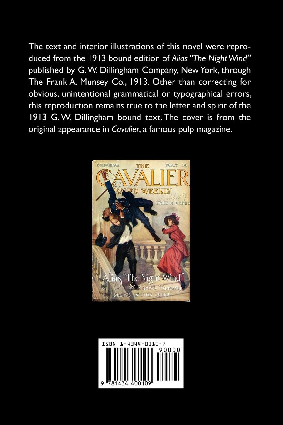 Rückseitencover Alias "The Night Wind"