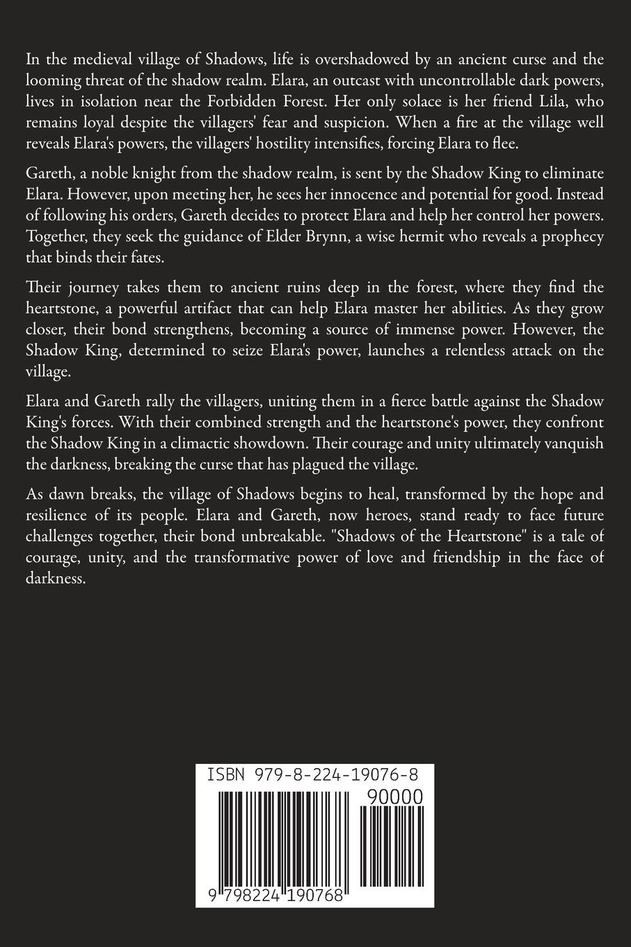Rückseitencover Shadows of the Heartstone
