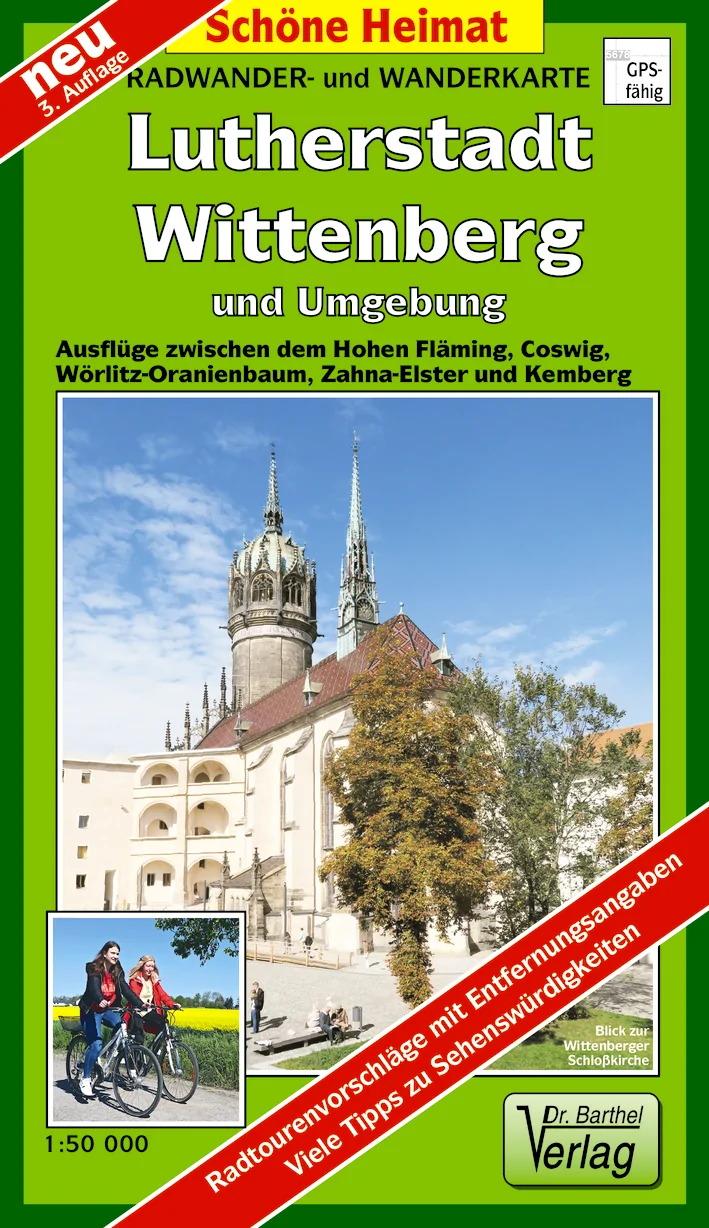 Vorderes Coverbild Radwander- und Wanderkarte Lutherstadt Wittenberg und Umgebung