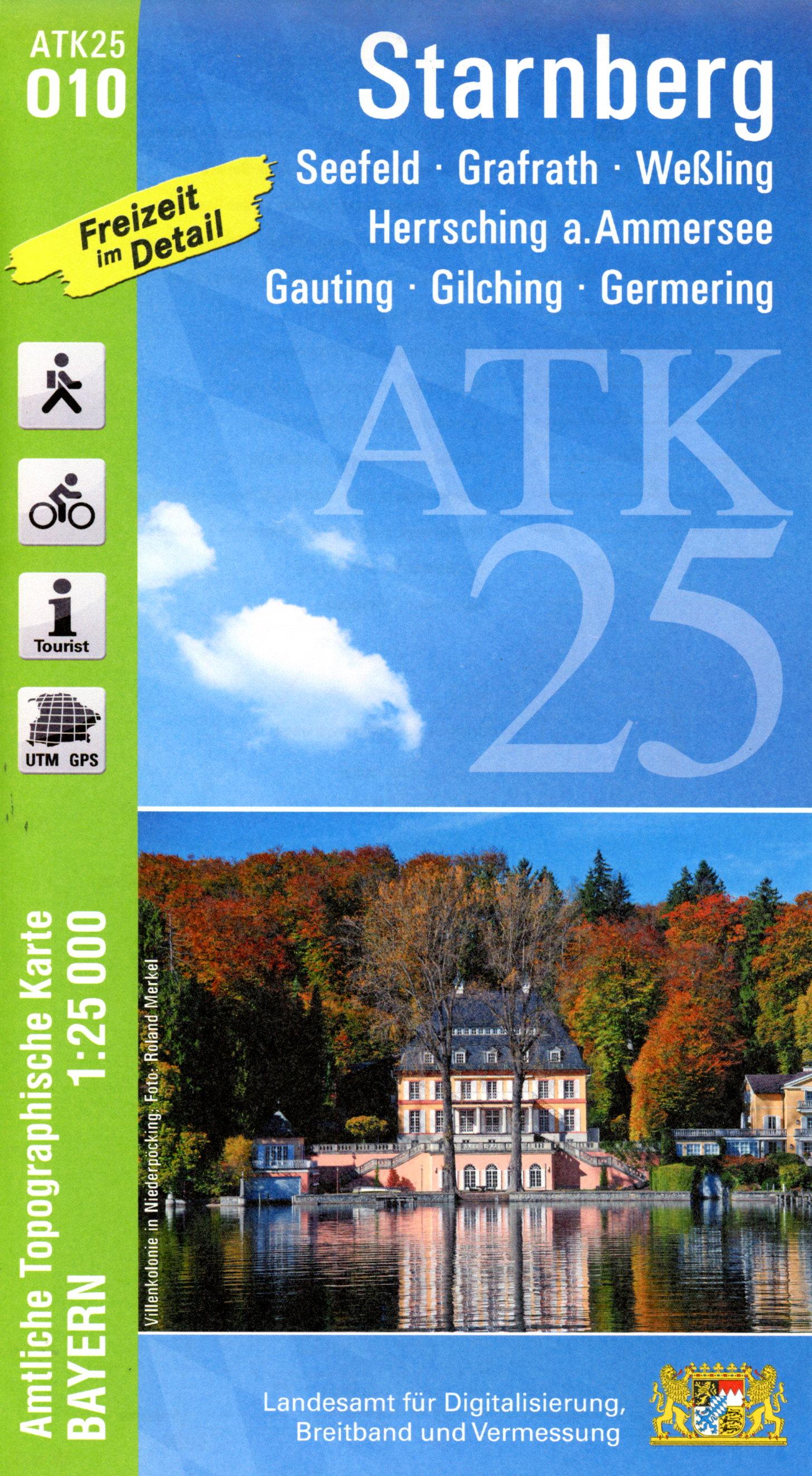 Beispielinhalt (Bild) ATK25-O10 Starnberg (Amtliche Topographische Karte 1:25000)