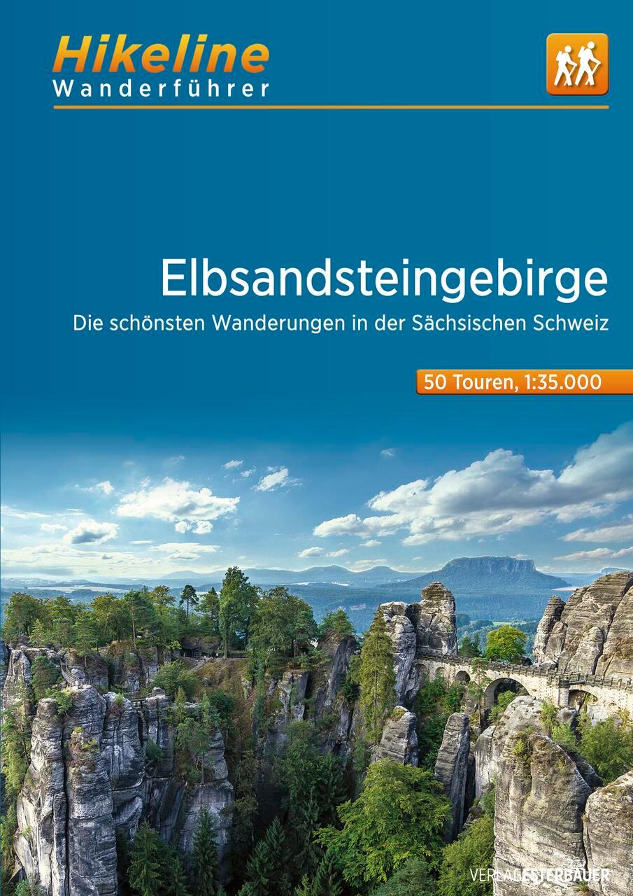 Vorderes Coverbild Wanderführer Elbsandsteingebirge
