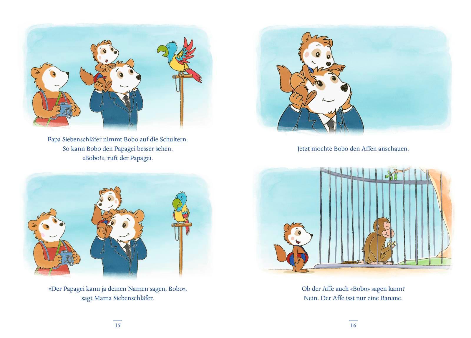 Beispielinhalt (Bild) Bobo Siebenschläfers allerneueste Abenteuer