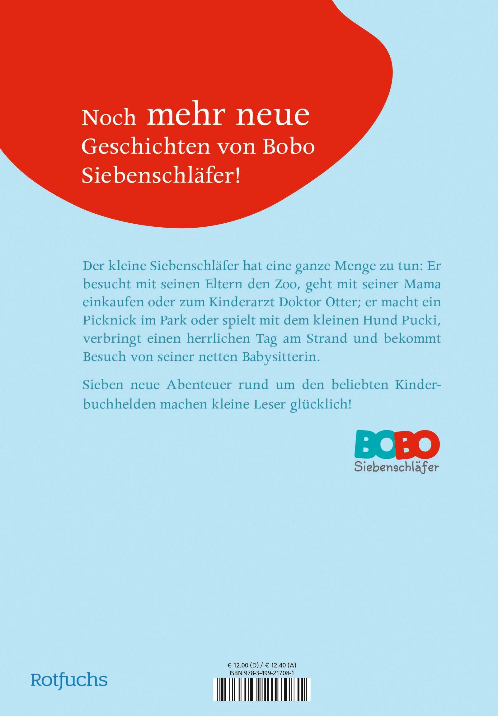 Rückseitencover Bobo Siebenschläfers allerneueste Abenteuer