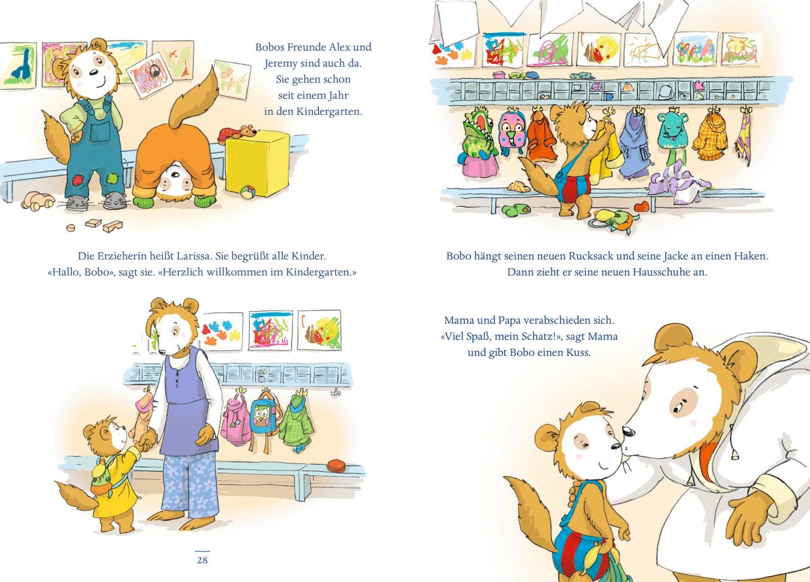 Beispielinhalt (Bild) Bobo Siebenschläfer: Viel Spaß im Kindergarten!