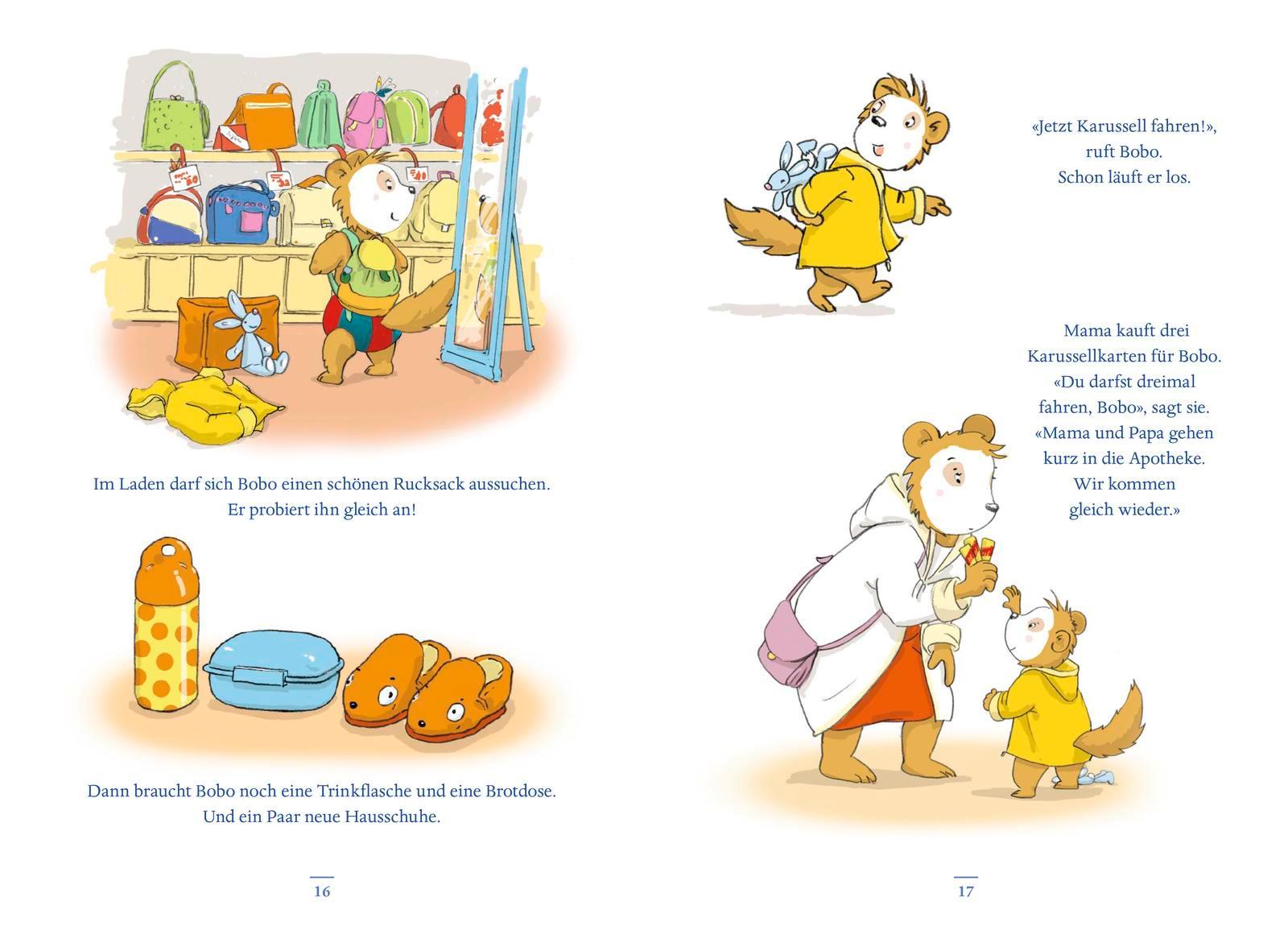 Beispielinhalt (Bild) Bobo Siebenschläfer: Viel Spaß im Kindergarten!