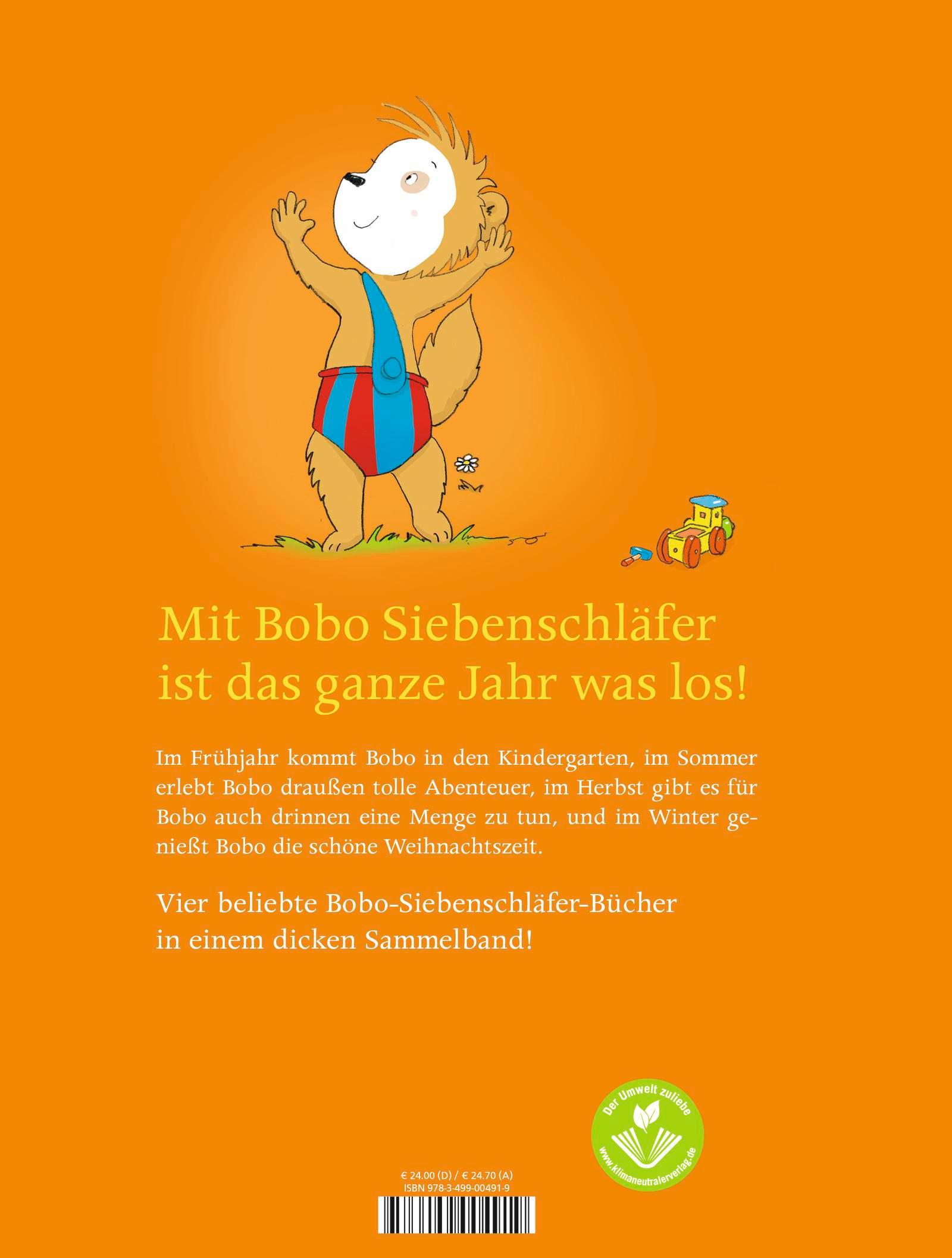 Rückseitencover Mit Bobo Siebenschläfer durch das Jahr