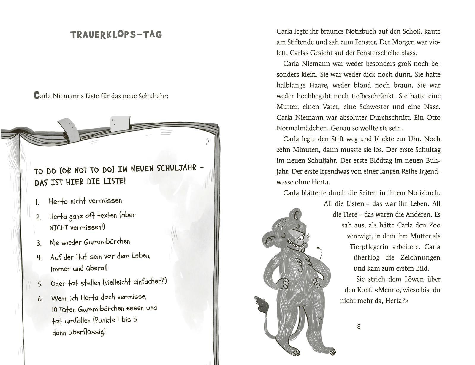 Beispielinhalt (Bild) Carla Chamäleon: Oh Schreck, ich bin weg!