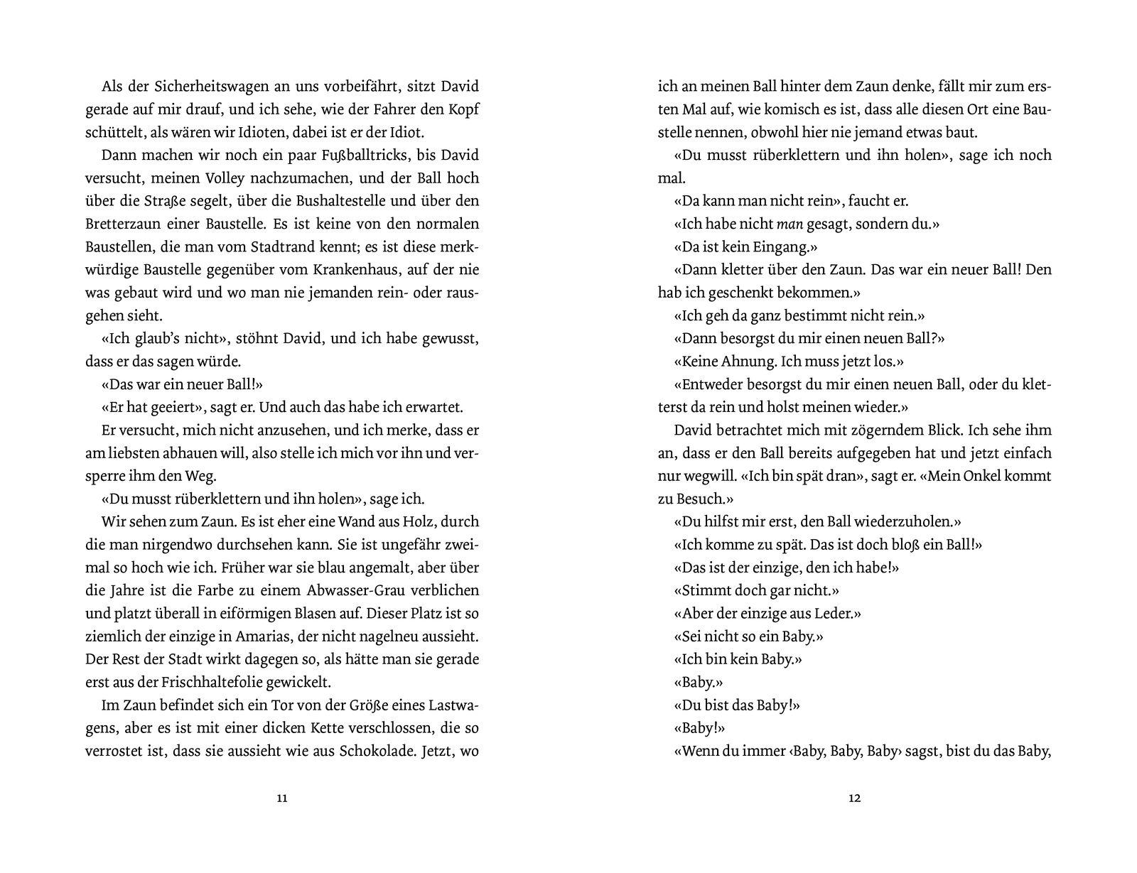 Beispielinhalt (Bild) Auf der richtigen Seite