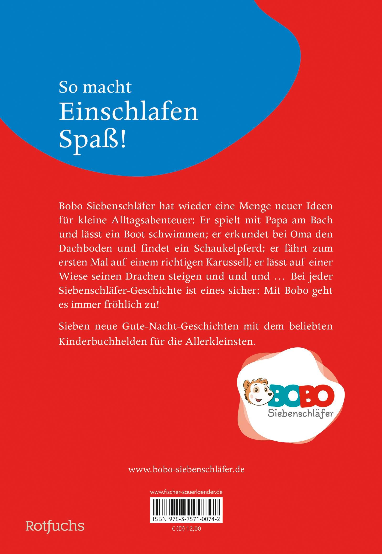 Rückseitencover Immer fröhlich mit Bobo Siebenschläfer