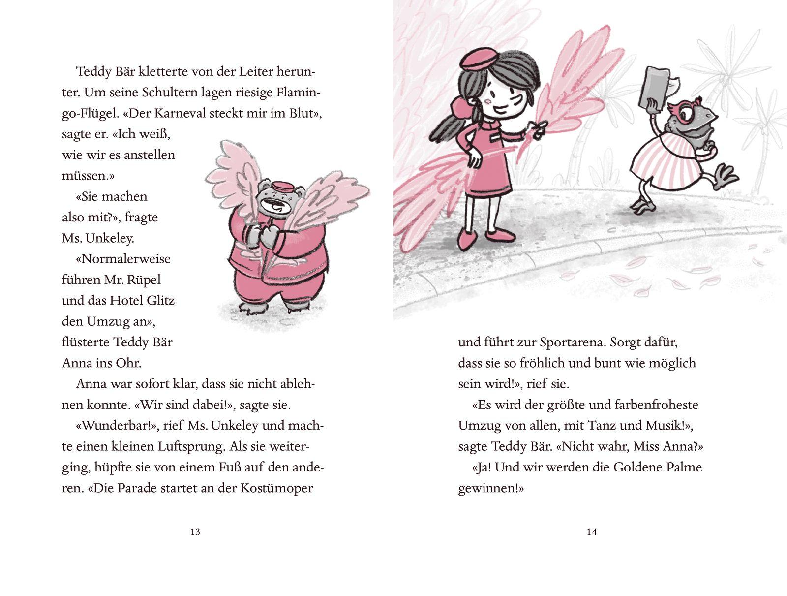 Beispielinhalt (Bild) Hotel Flamingo: So ein Karneval!