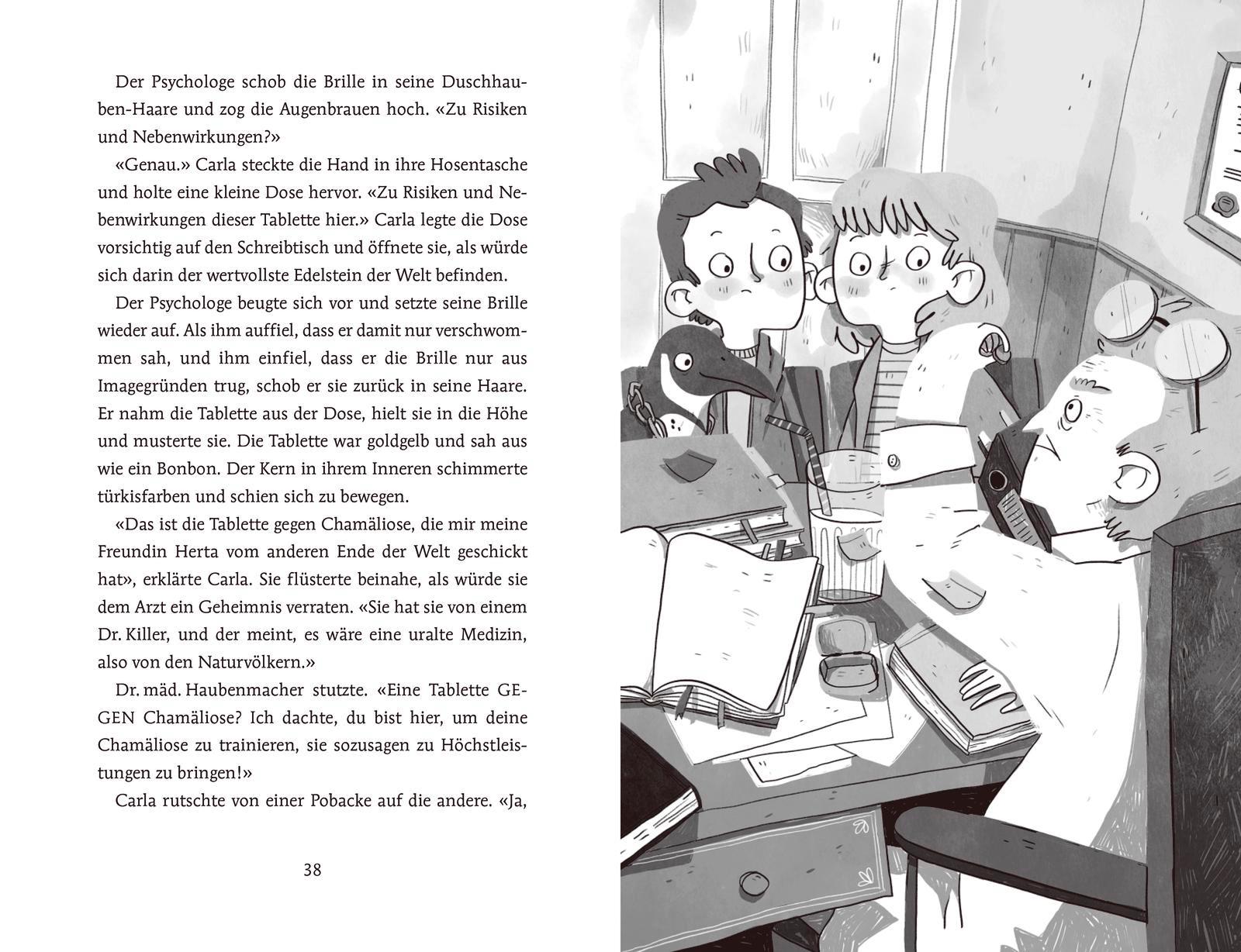 Beispielinhalt (Bild) Carla Chamäleon: Zoff im Zoo