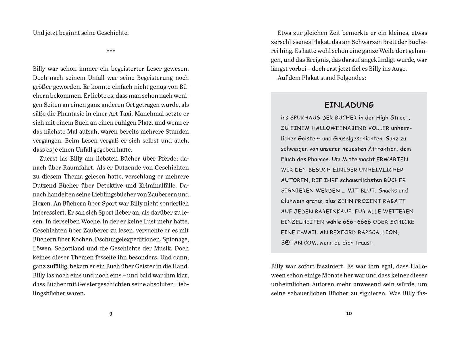 Beispielinhalt (Bild) Die schaurigste Geschichte der Welt