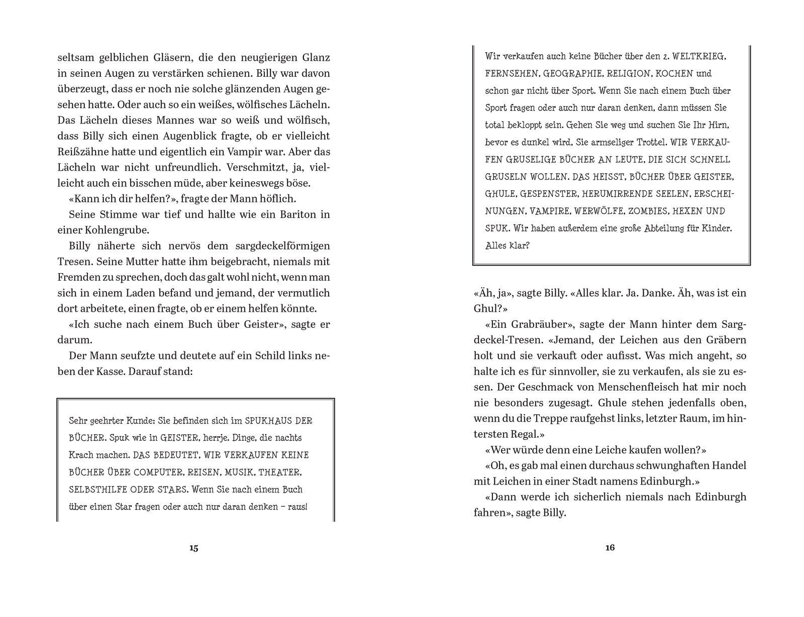 Beispielinhalt (Bild) Die schaurigste Geschichte der Welt