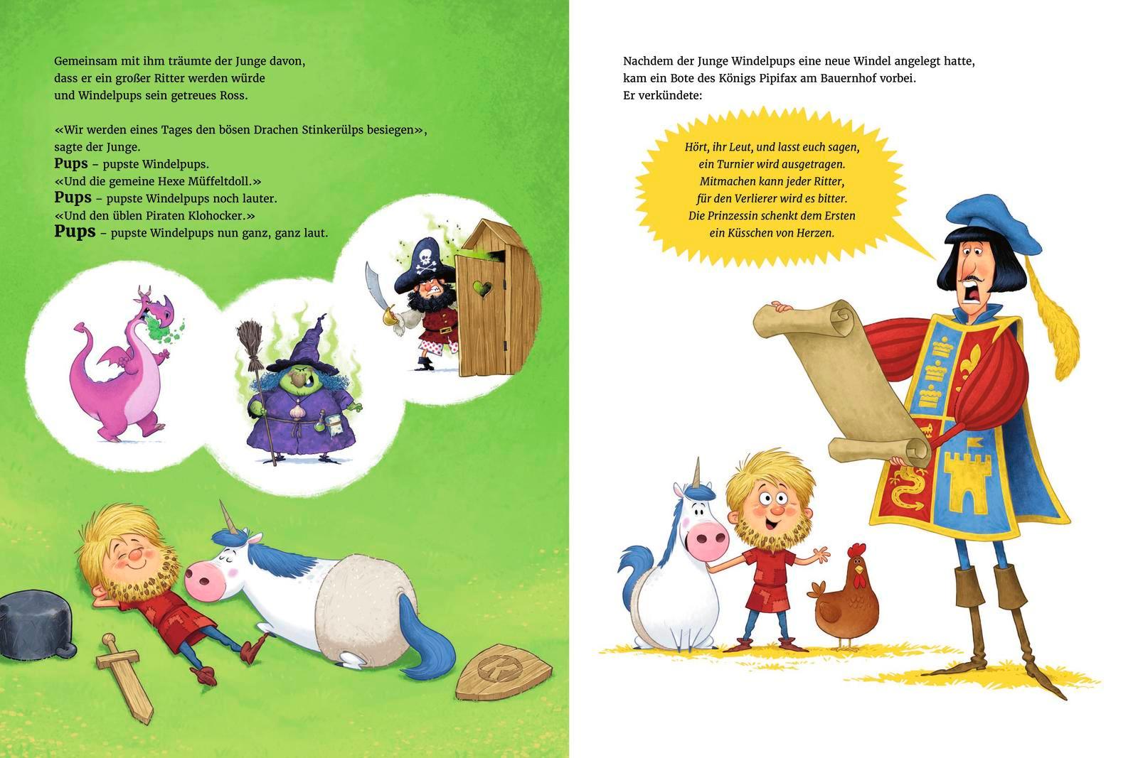 Beispielinhalt (Bild) Der kleine Ritter Kackebart