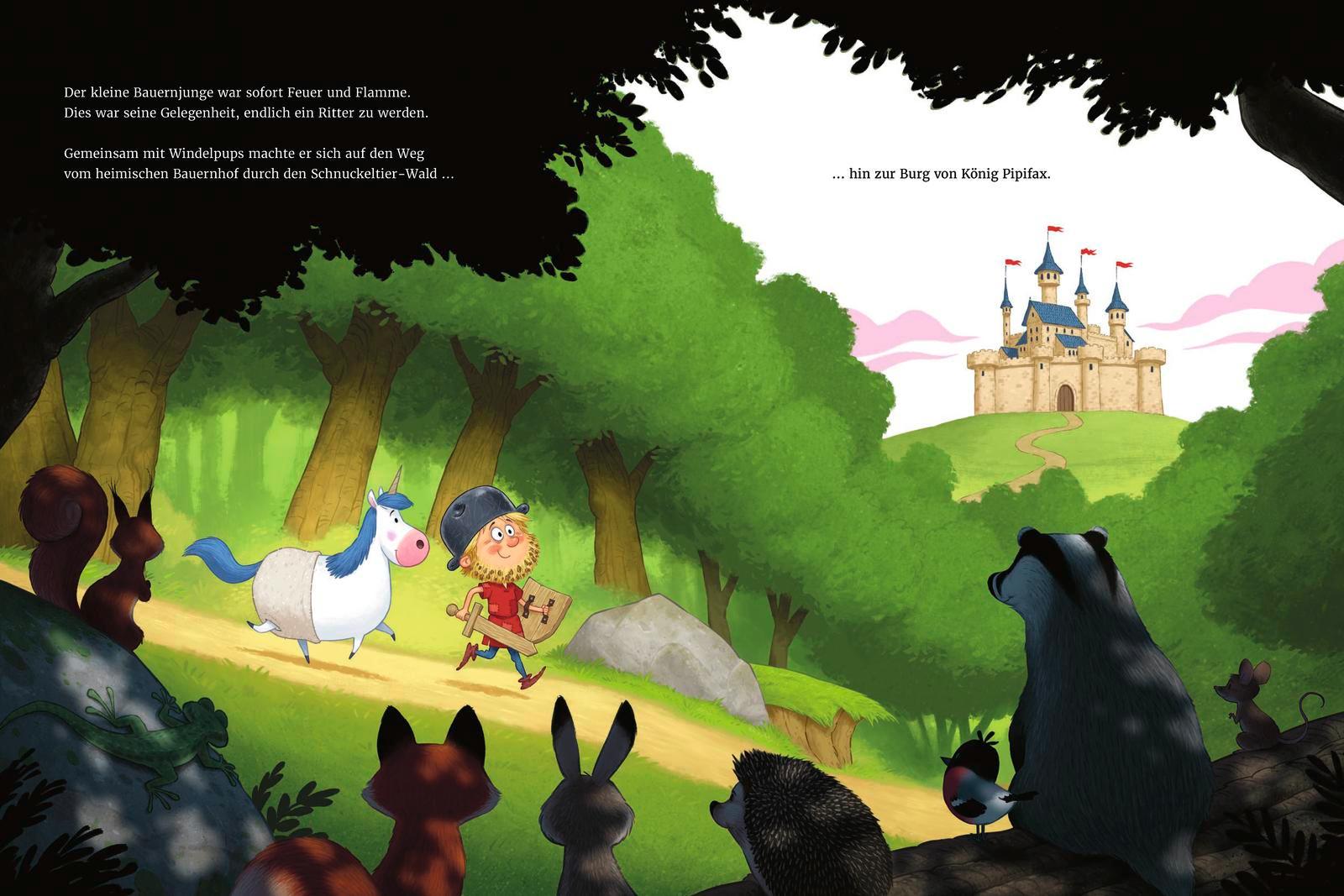 Beispielinhalt (Bild) Der kleine Ritter Kackebart