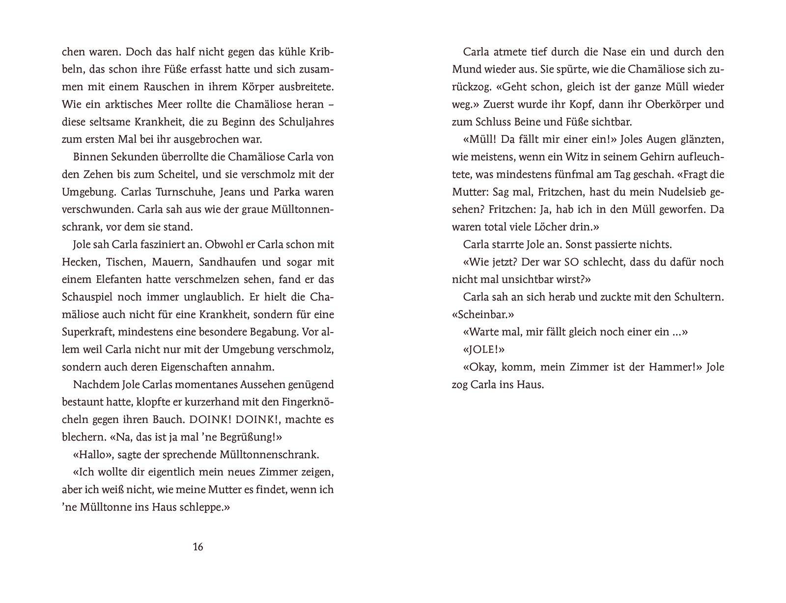 Beispielinhalt (Bild) Carla Chamäleon: Fiese Tricks