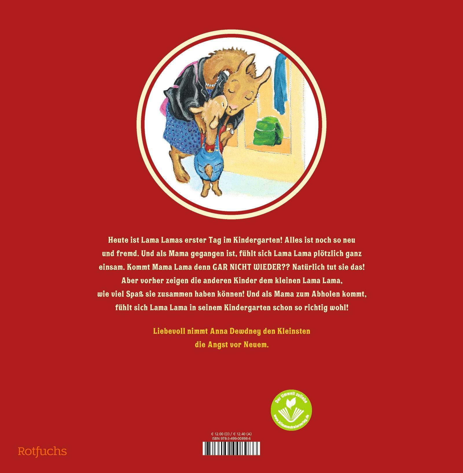 Rückseitencover Lama Lama Wann kommt Mama?