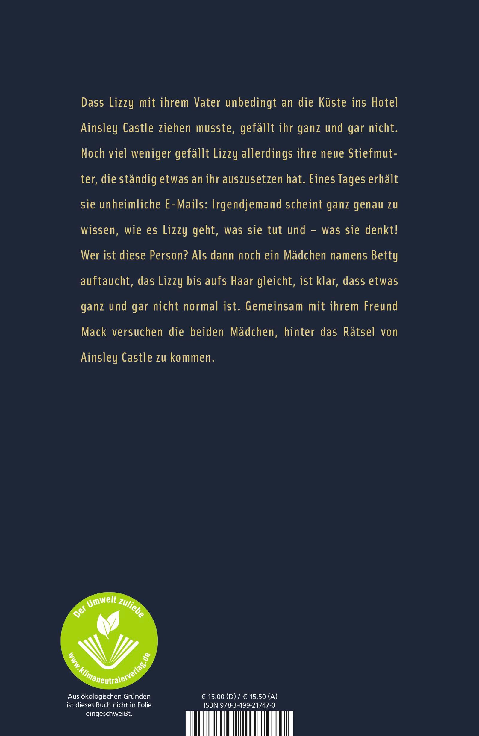 Rückseitencover Das Rätsel von Ainsley Castle