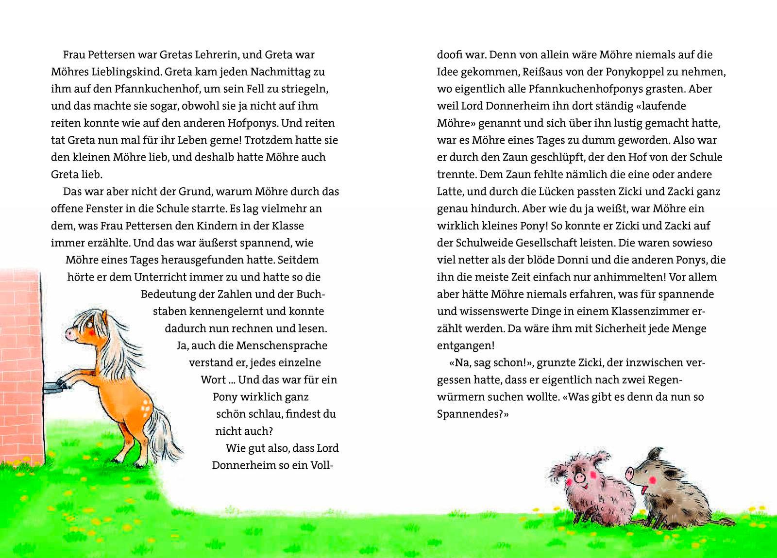 Beispielinhalt (Bild) Inspektor Möhre - Ein Fall für vier Hufe