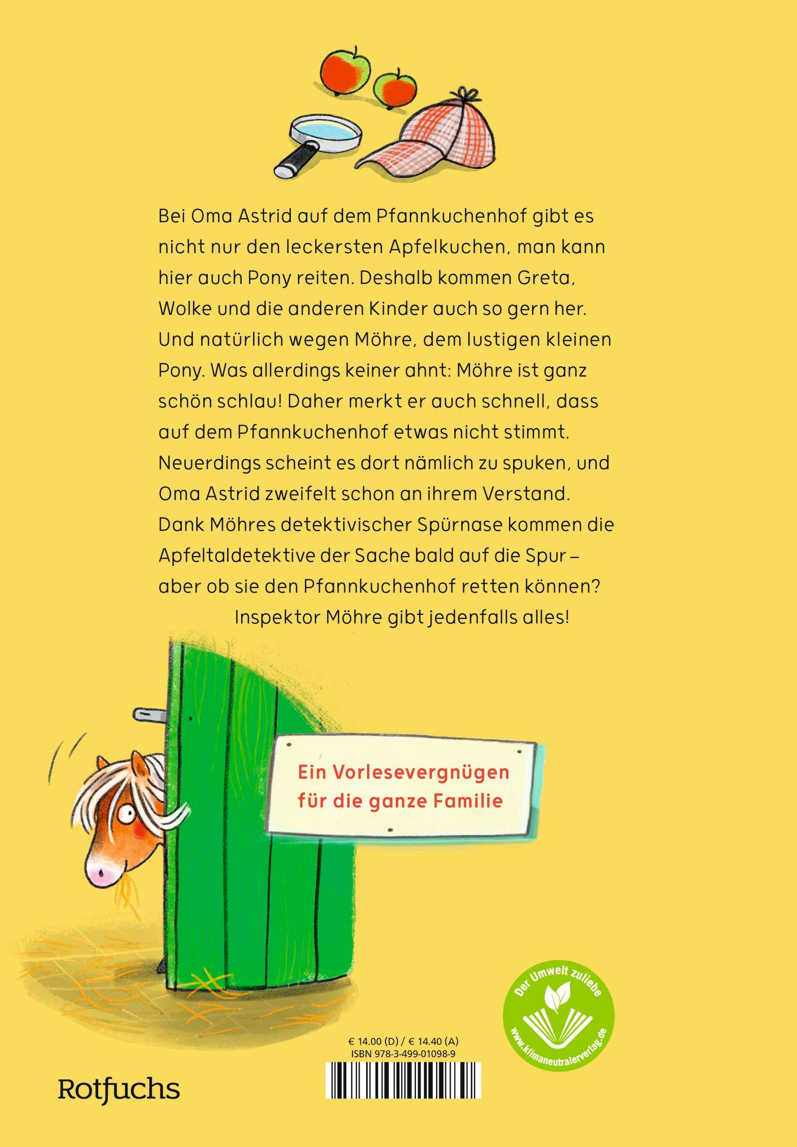 Rückseitencover Inspektor Möhre - Ein Fall für vier Hufe