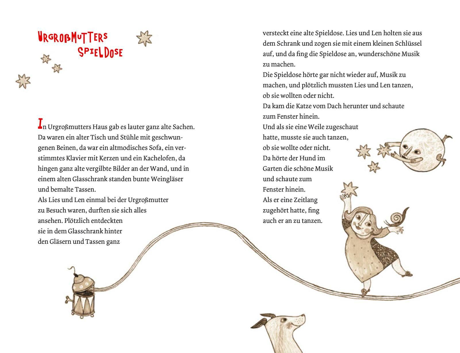 Beispielinhalt (Bild) Das Pferd Huppdiwupp und andere lustige Geschichten