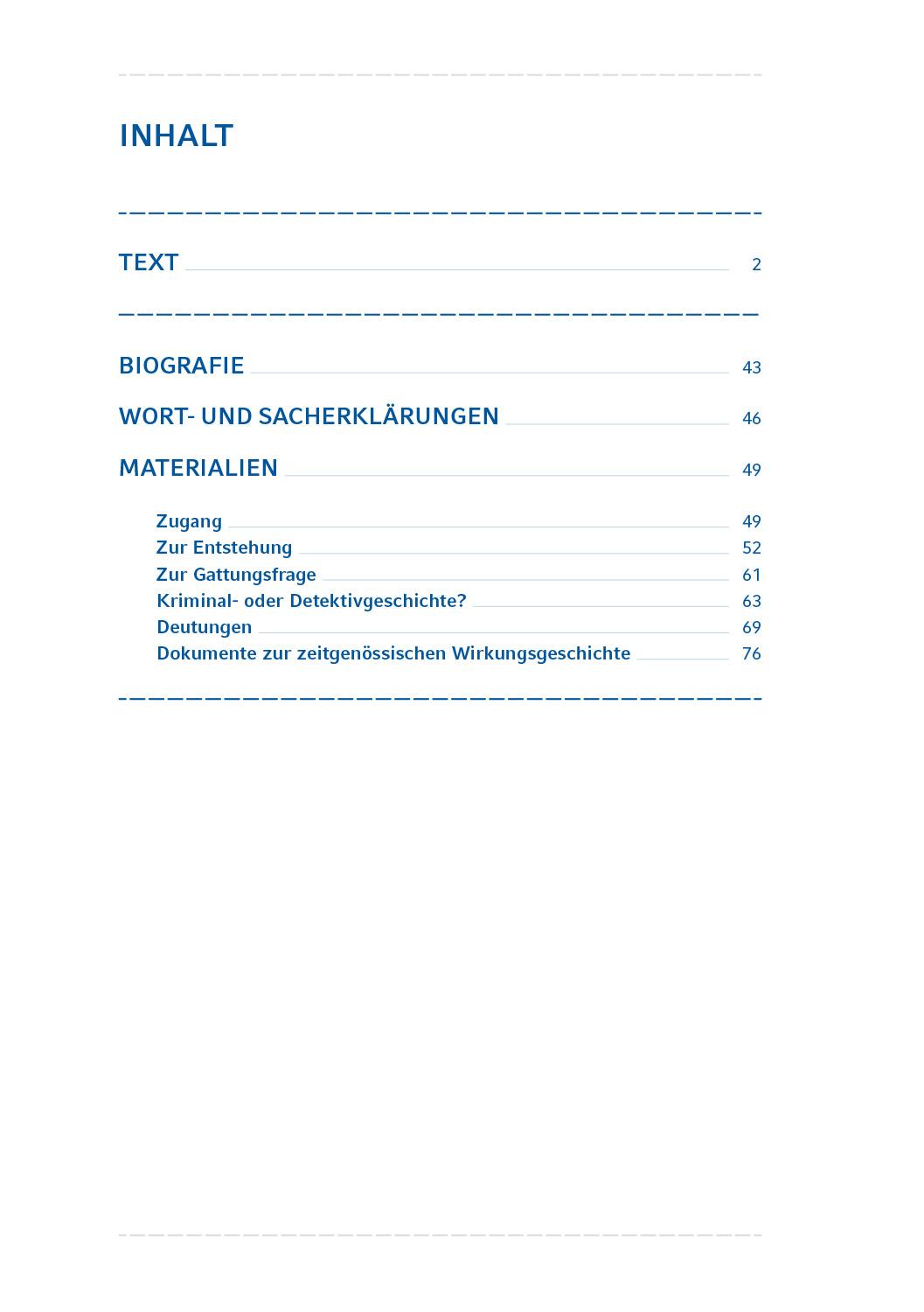 Beispielinhalt (Bild) Die Judenbuche