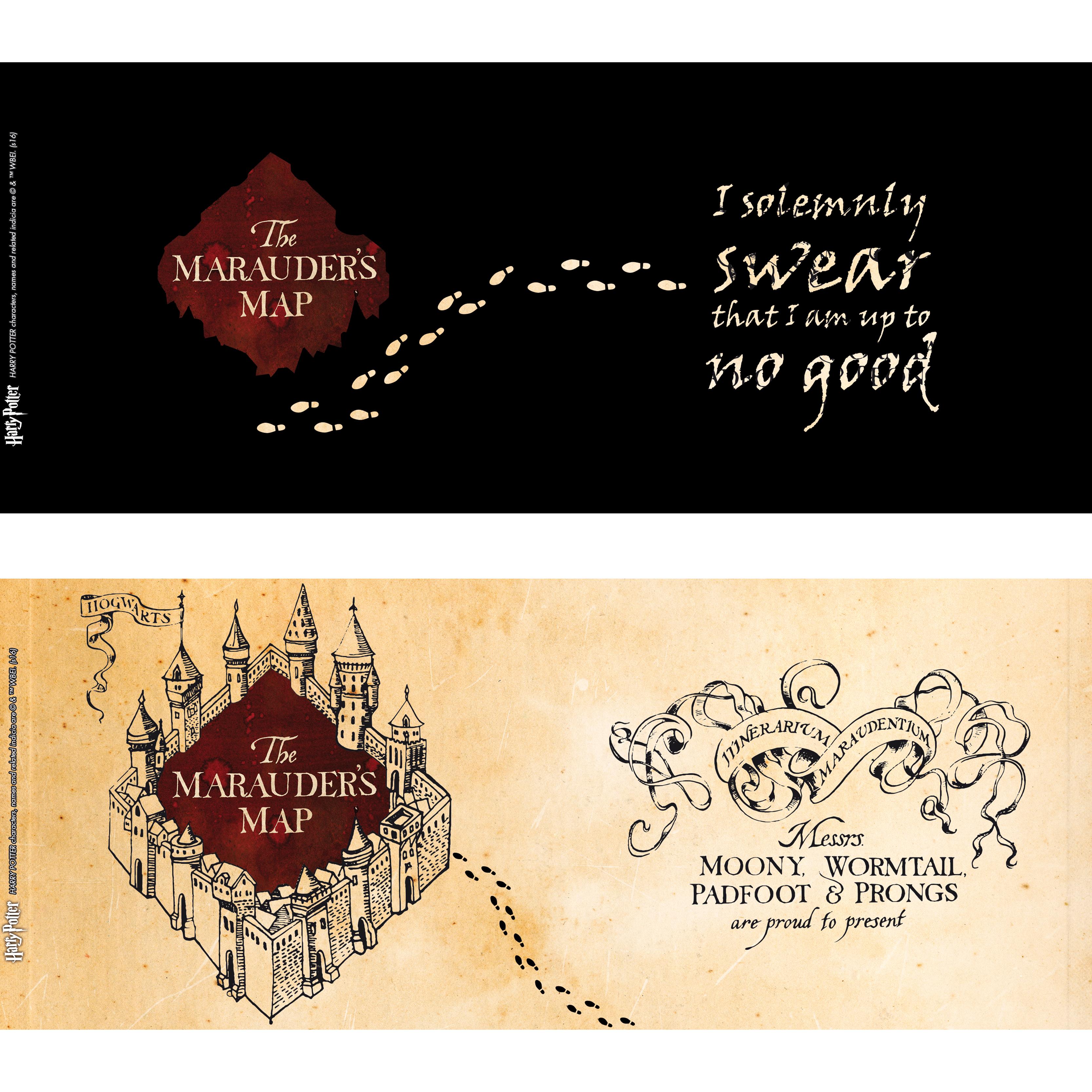 Beispielinhalt (Bild) HARRY POTTER - Mug Heat Change - 460 ml - Marauder - cardboard