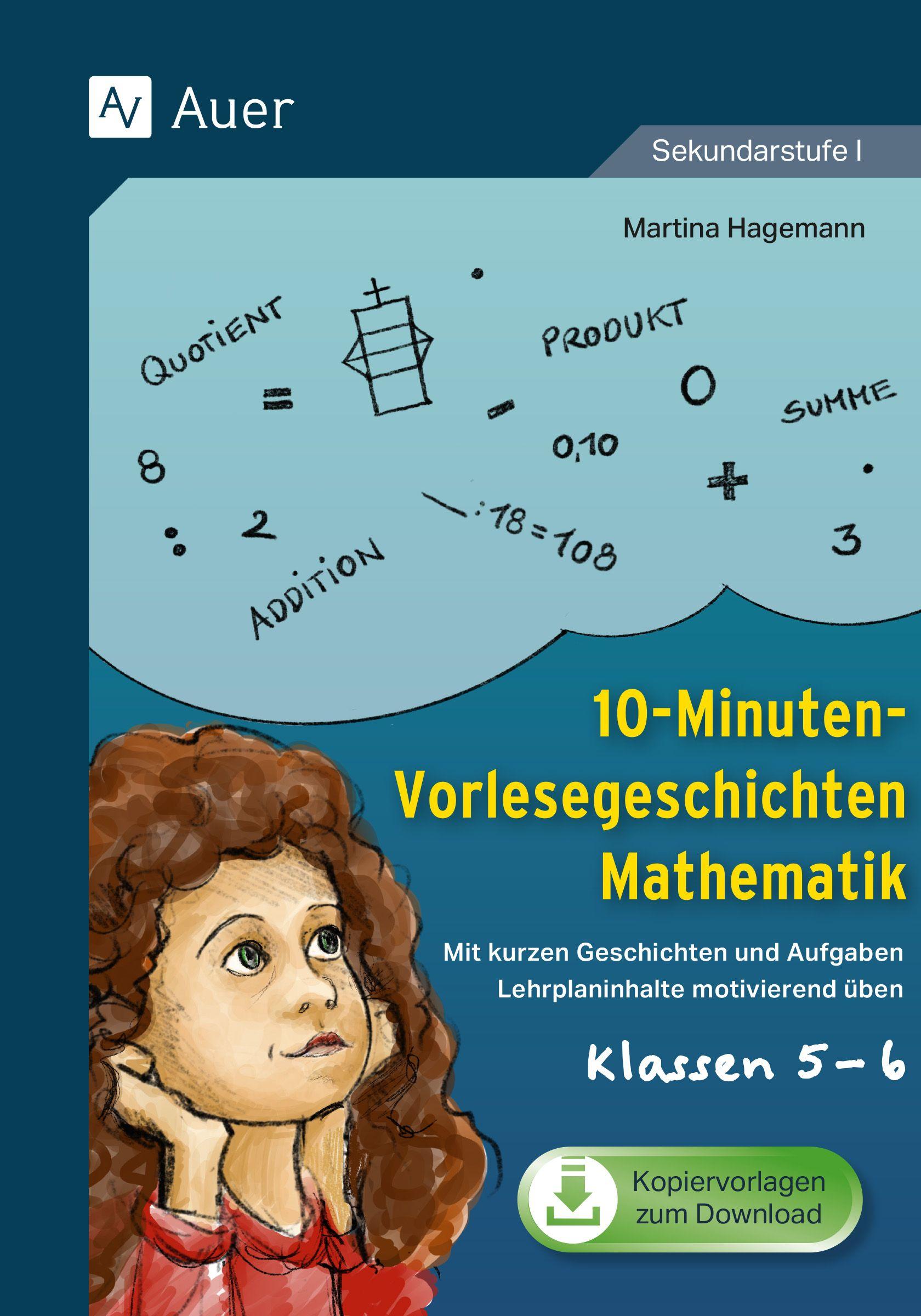 Vorderes Coverbild 10-Minuten-Vorlesegeschichten Mathematik 5-6