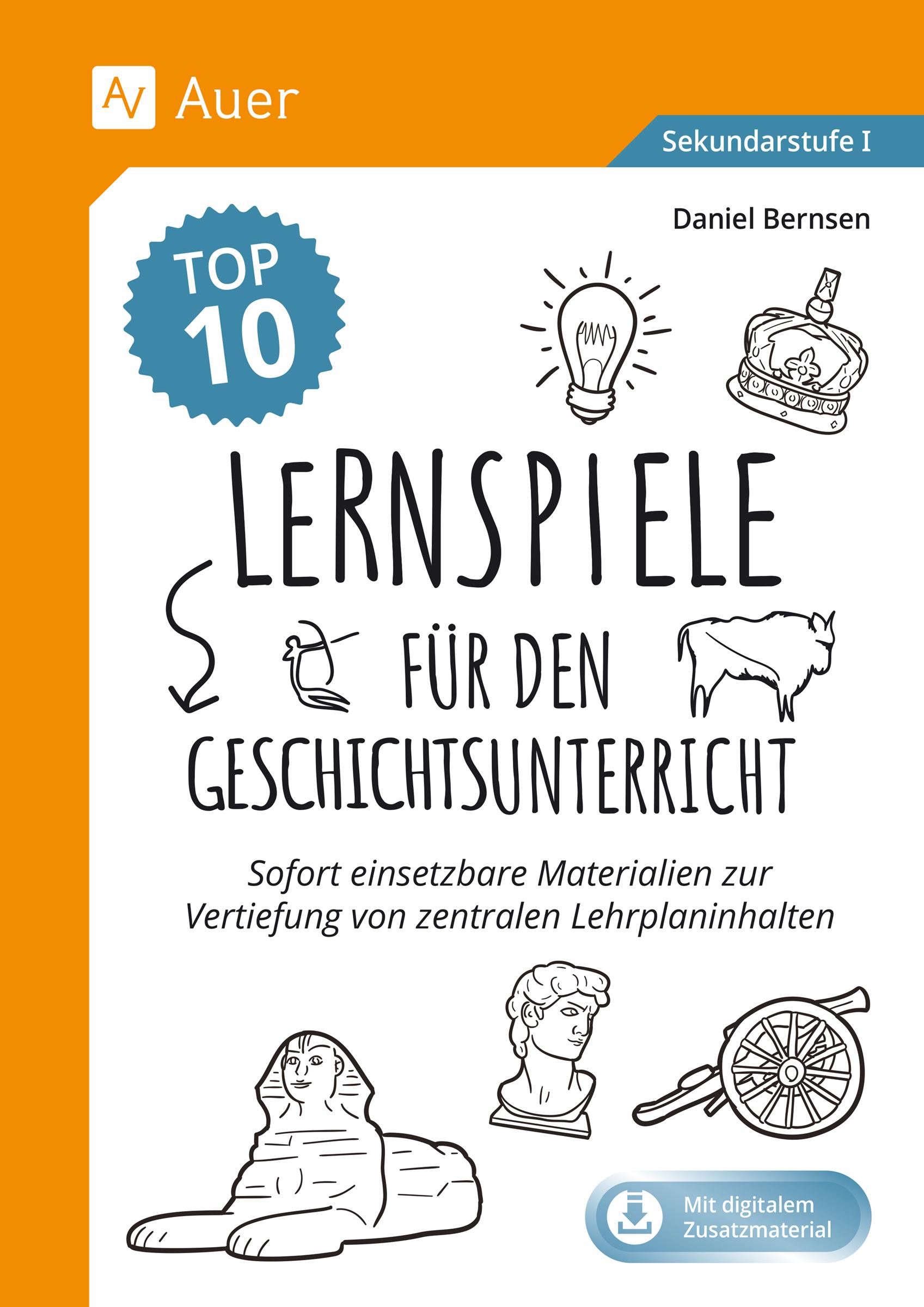 Vorderes Coverbild Die Top 10 Lernspiele für den Geschichtsunterricht