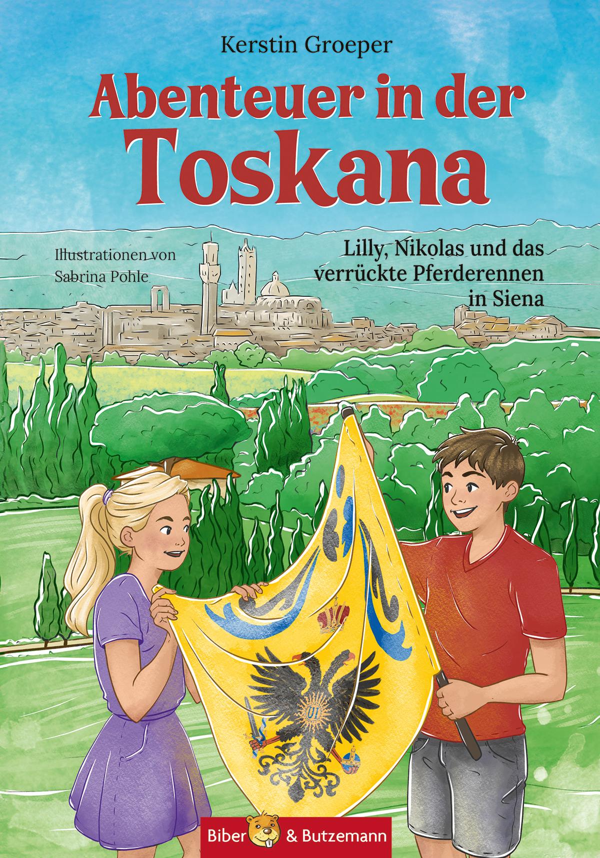 Vorderes Coverbild Abenteuer in der Toskana - Lilly, Nikolas und das verrückte Pferderennen in Siena