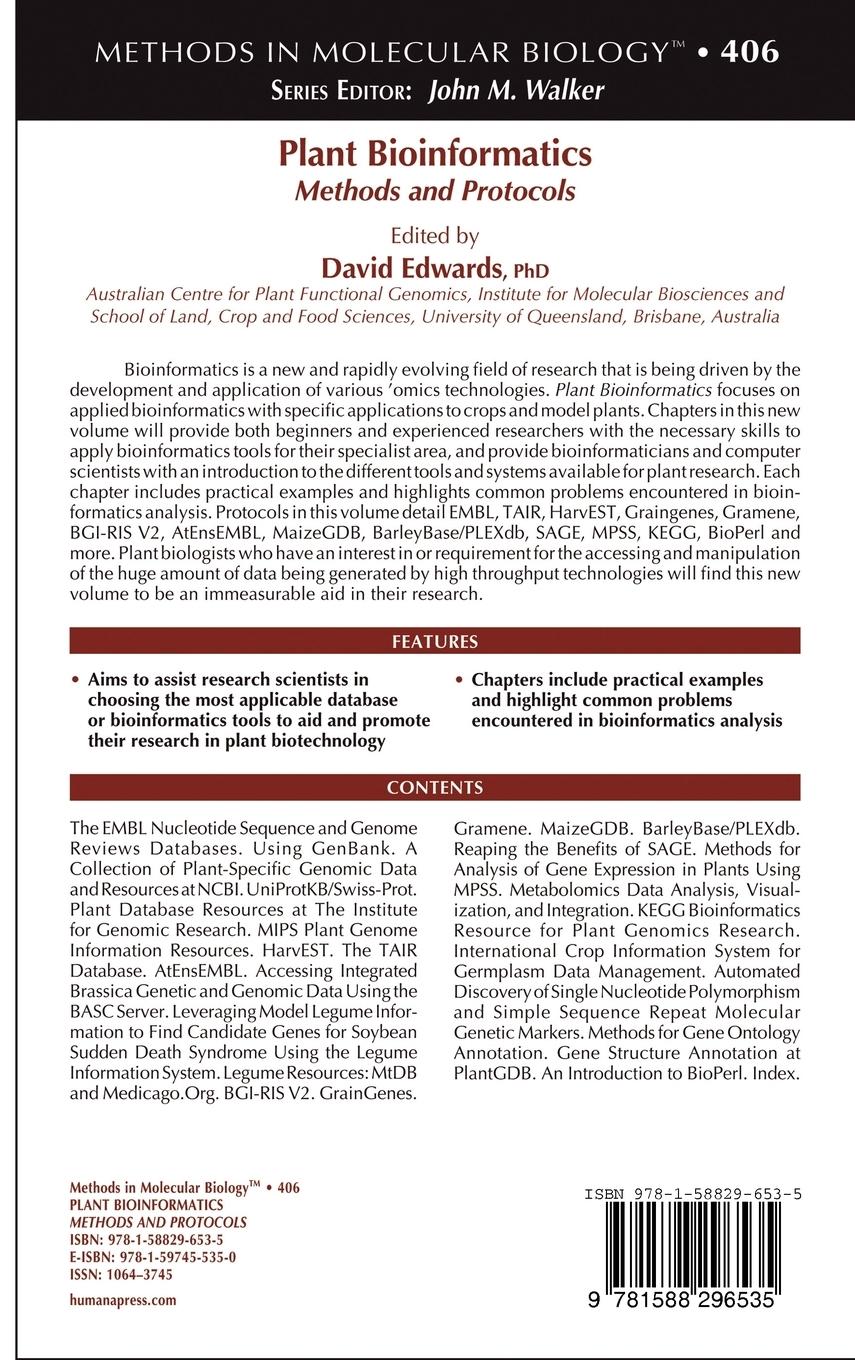 Rückseitencover Plant Bioinformatics