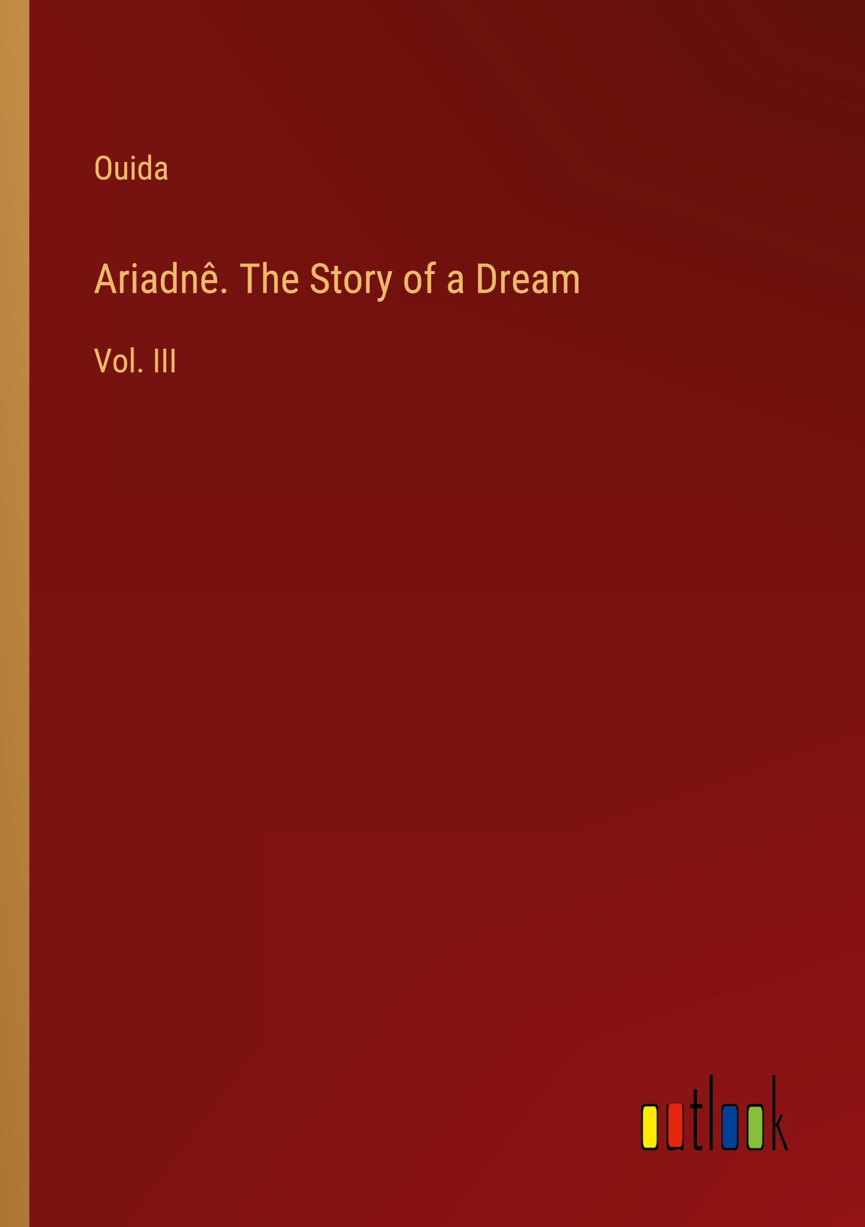 Vorderes Coverbild Ariadnê. The Story of a Dream