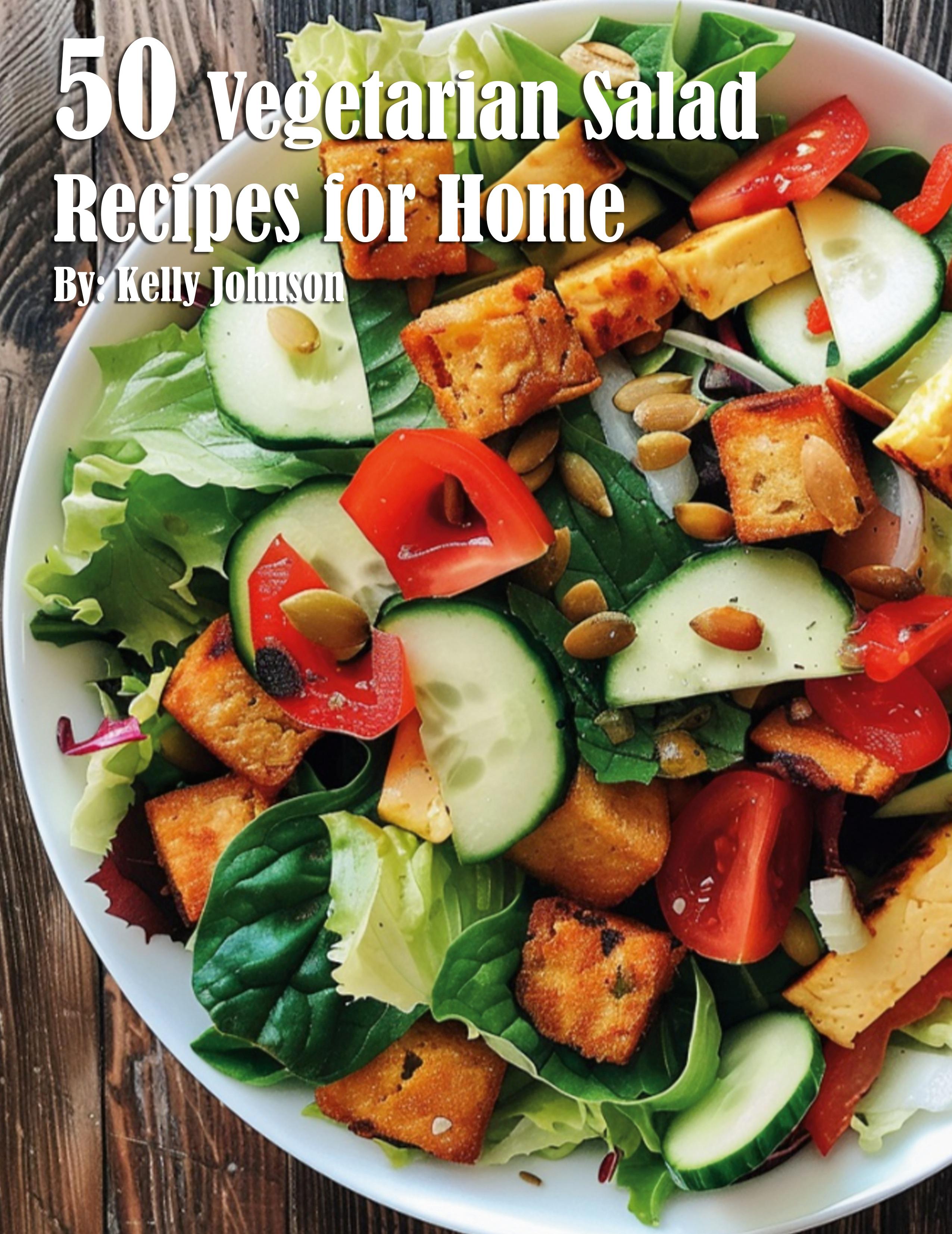 Vorderes Coverbild 50 Vegetarian Salads Recipes for Home