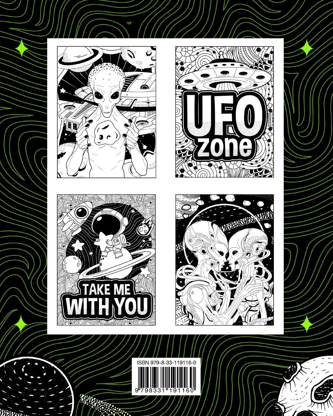Rückseitencover Alien Coloring Book