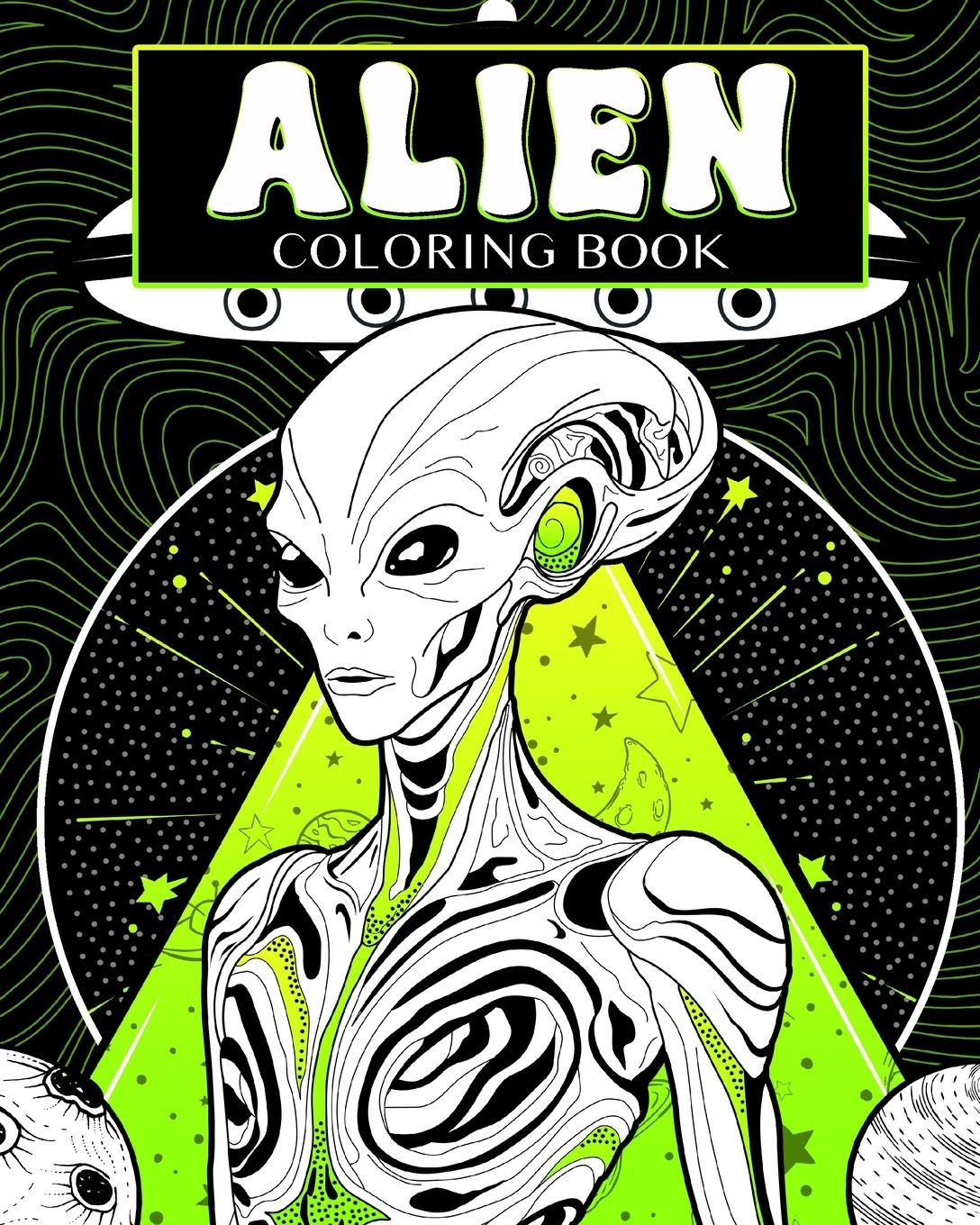 Vorderes Coverbild Alien Coloring Book
