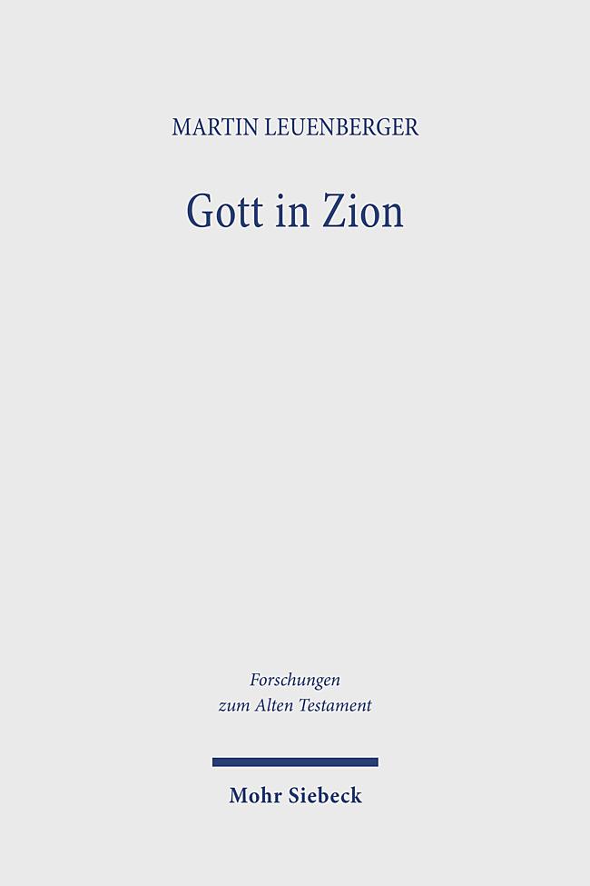 Vorderes Coverbild Gott in Zion