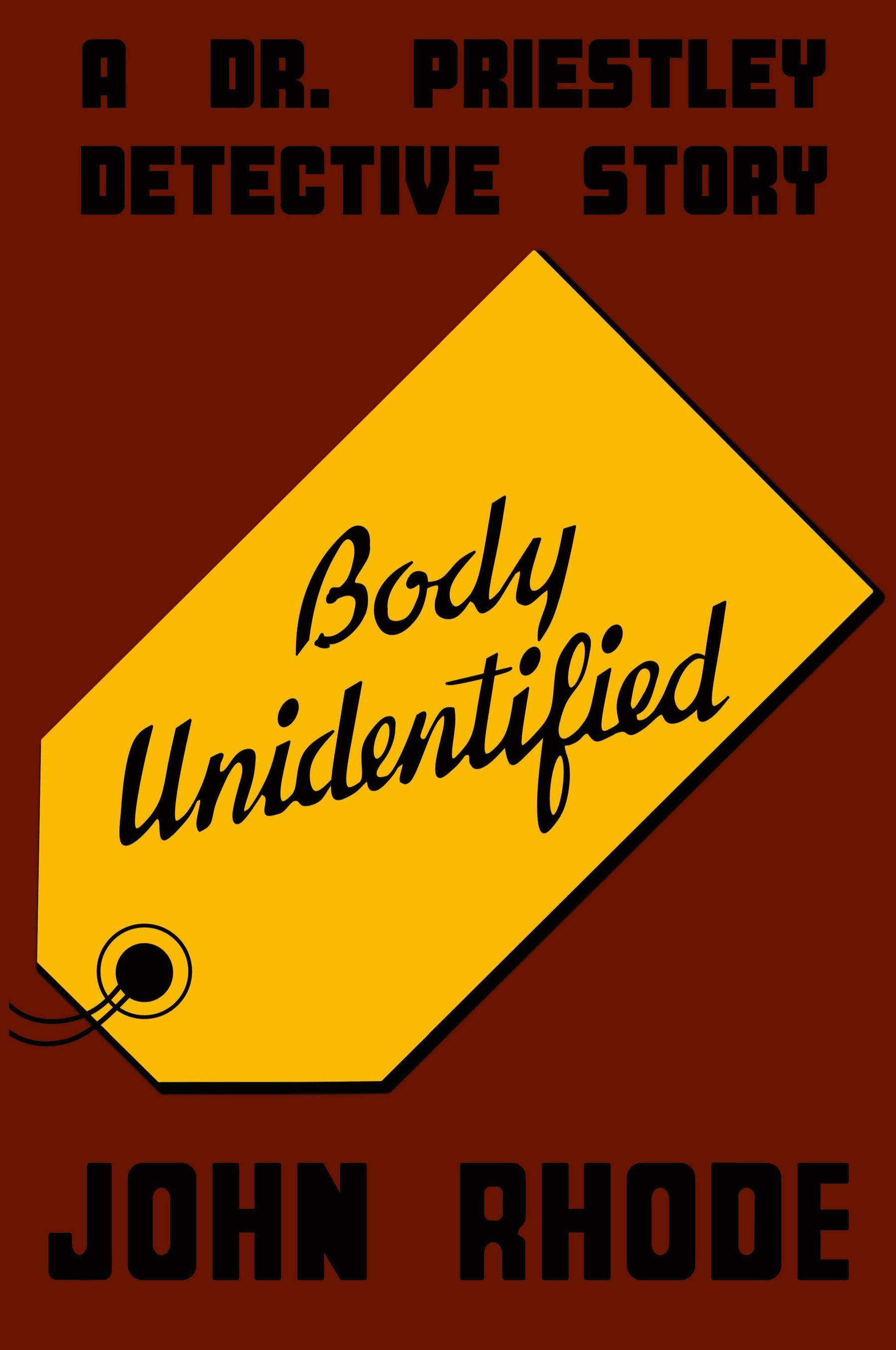 Vorderes Coverbild Body Unidentified