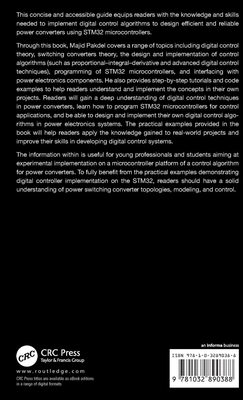 Rückseitencover Digital Control of Power Converters Using Arduino and an STM32 Microcontroller