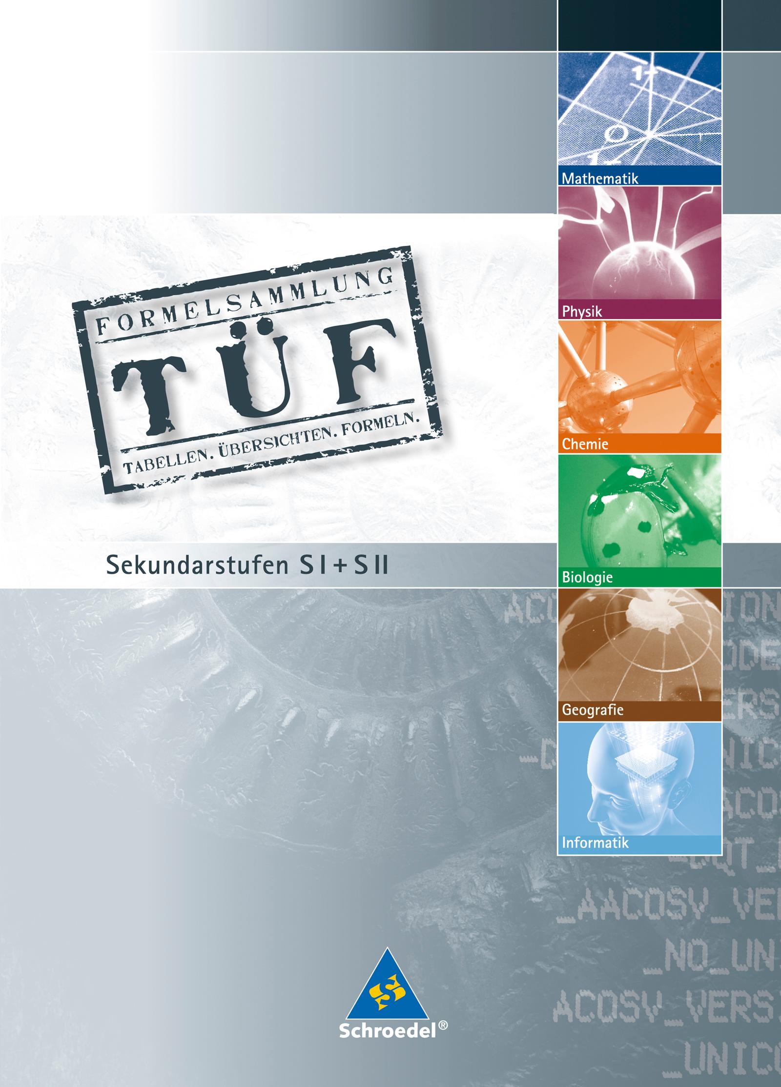 Vorderes Coverbild TÜF - Tabellen, Übersichten, Formeln