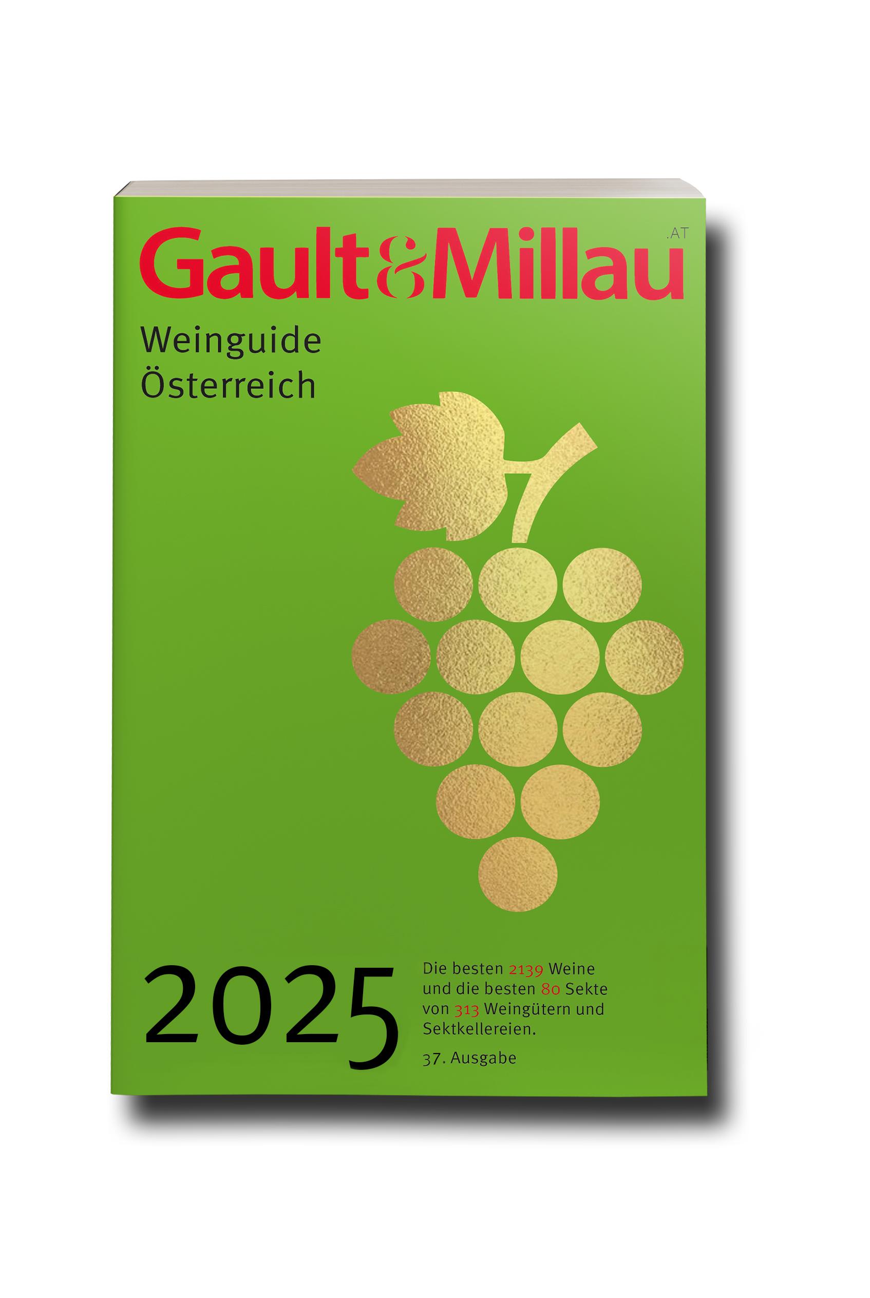 Vorderes Coverbild Gault&Millau Restaurant- und Hotelguide Südtirol 2025