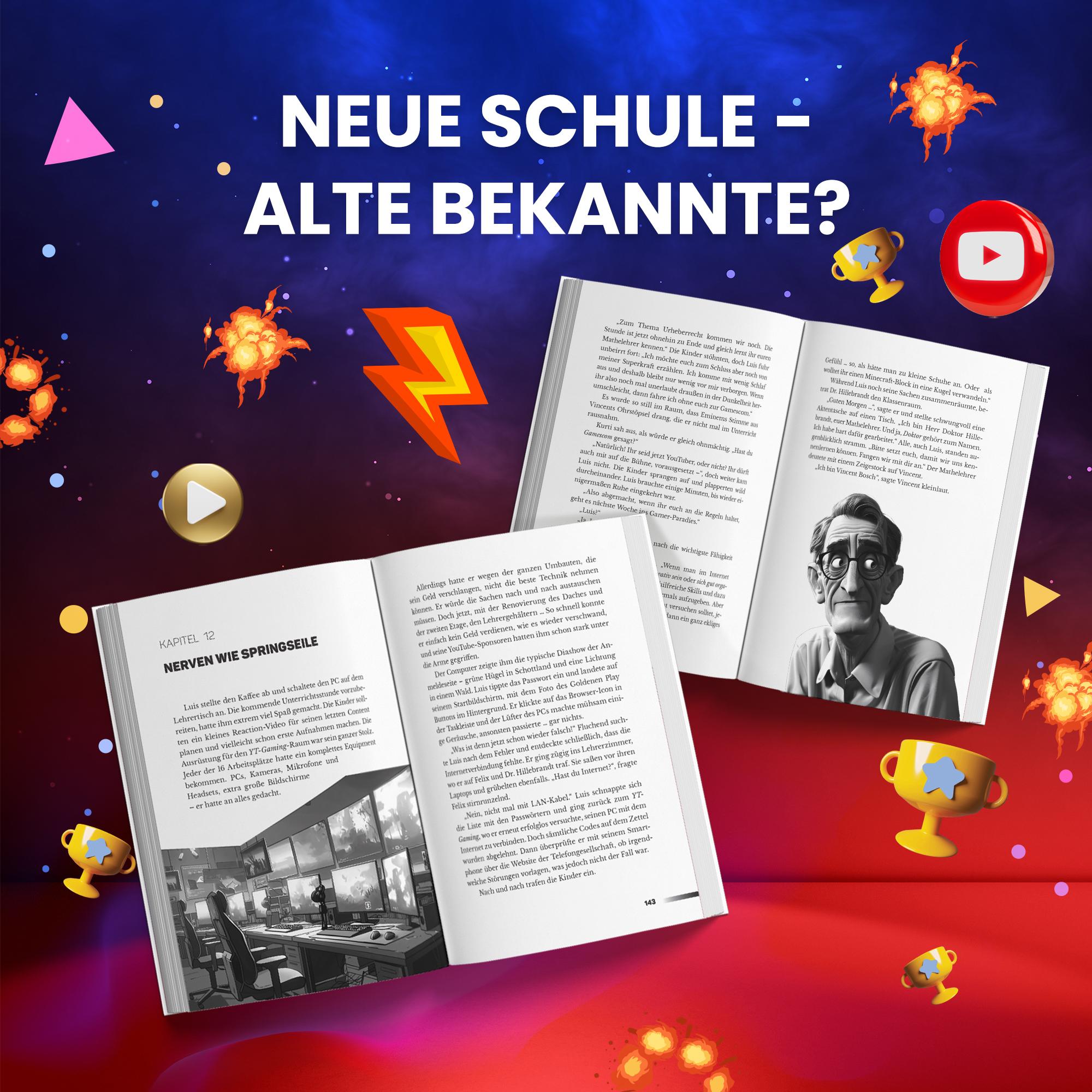 Beispielinhalt (Bild) Die YouTuber Schule