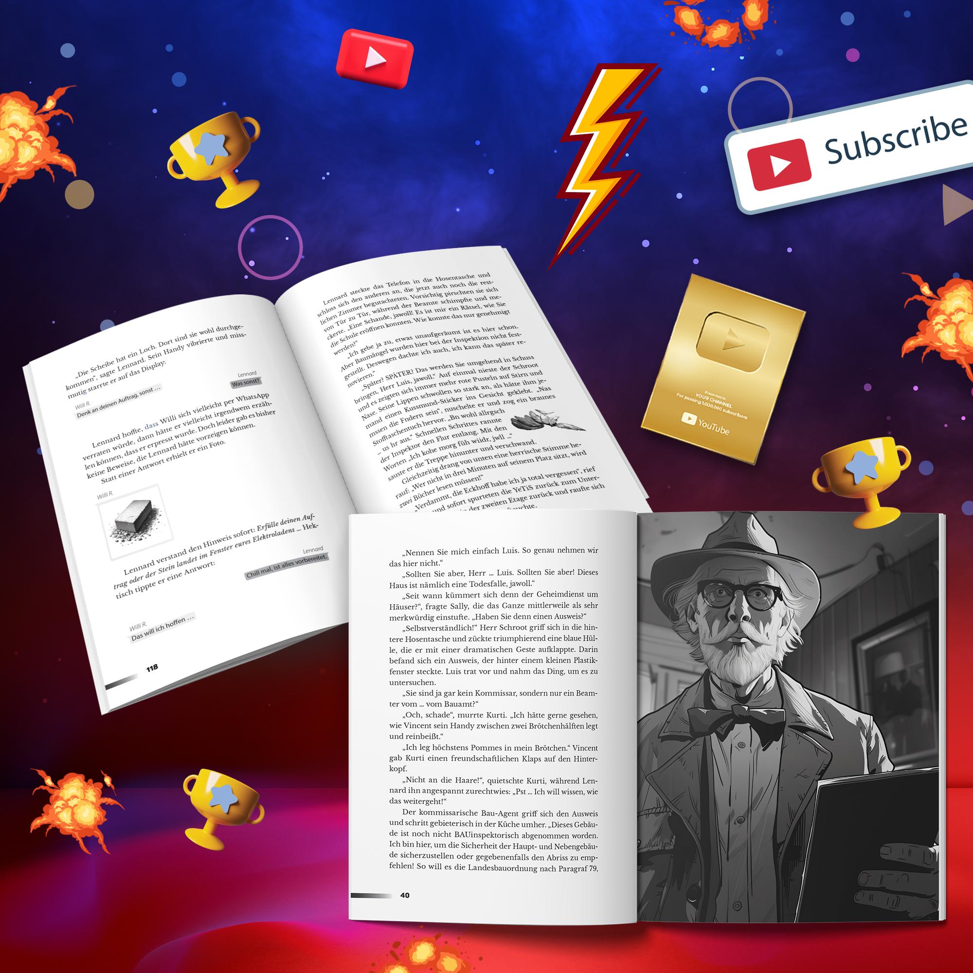 Beispielinhalt (Bild) Die YouTuber Schule
